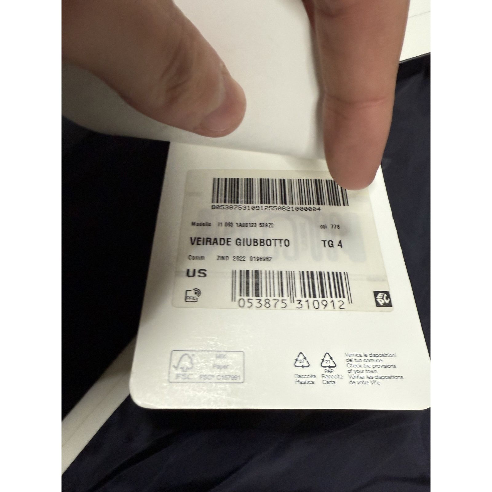 Moncler Moncler Wind Breaker Navy New 4 (Large) With Tags Size US L / EU 52-54 / 3 - 5 Thumbnail