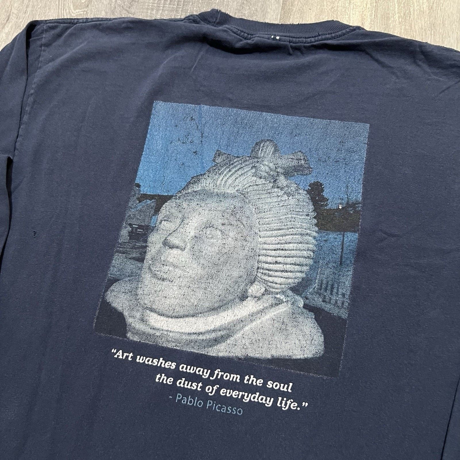 Gildan Pablo Picasso Quote Shirt Breckenridge Snow Sculpting Shirt Size US L / EU 52-54 / 3 - 4 Thumbnail