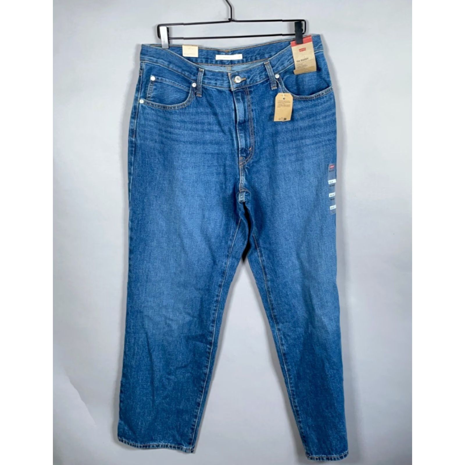 Levi's VINTAGE Levi's Jeans Women's Baggy Fit 94 Straight Leg 36x30.5 Blue Denim Fall Winter Size 24" / US 00 / IT 34 - 2 Thumbnail