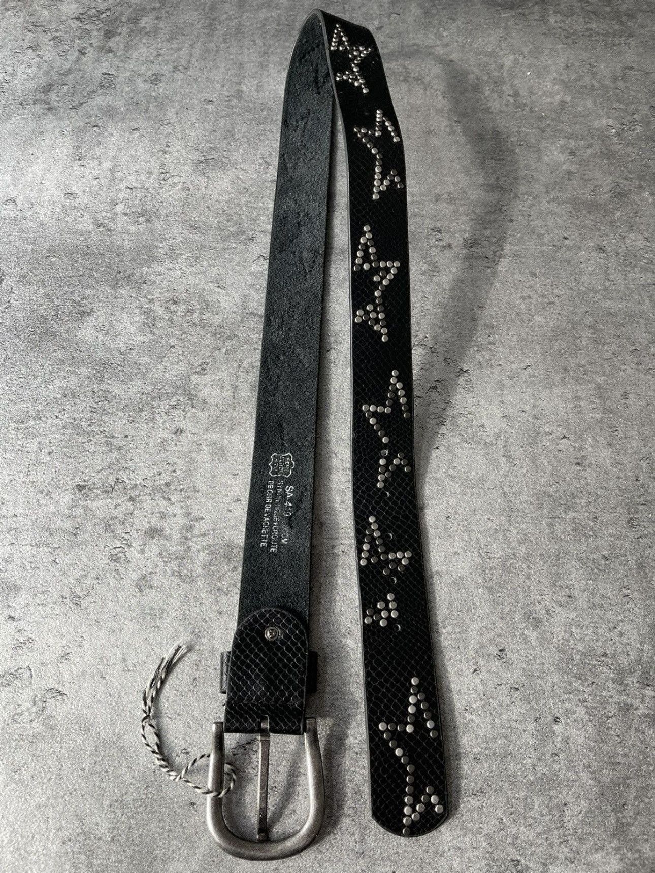 Hysteric Glamour × Japanese Brand Vintage Belts Y2K Rhinestones Punk leather belt Japanese Size ONE SIZE - 10 Thumbnail