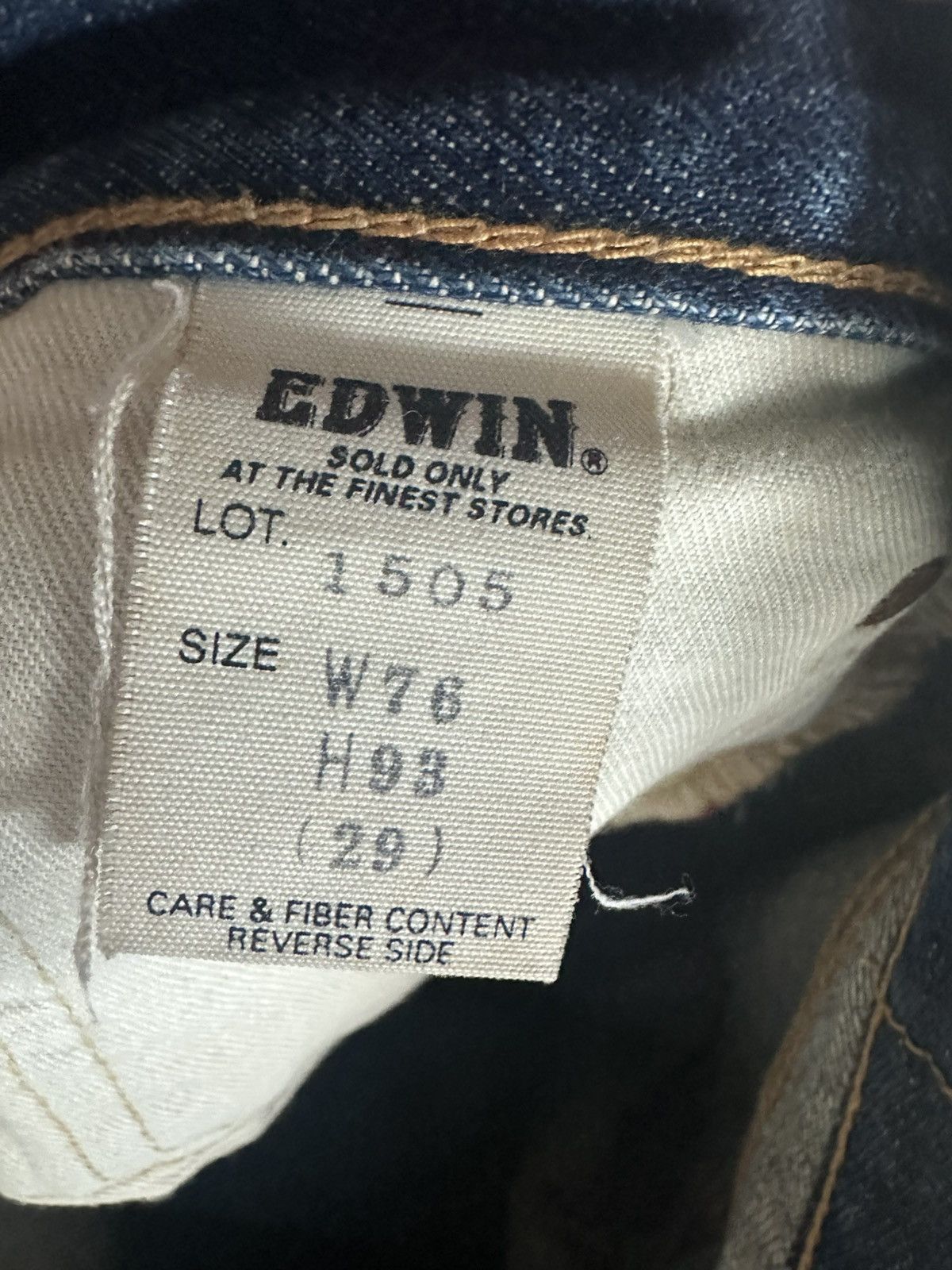 Edwin Edwin vintage selvedge jean & Faded. Size US 29 - 17 Thumbnail