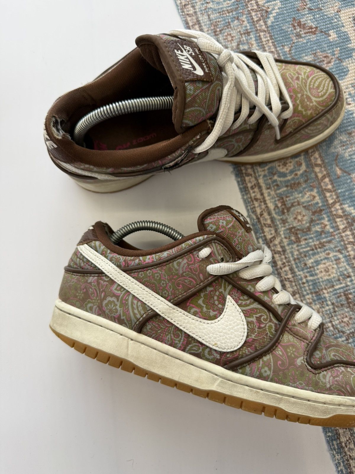 Nike Nike SB Dunk Pro Paisley Brown Low Sneakers Size US 9 / EU 42 - 2 Thumbnail