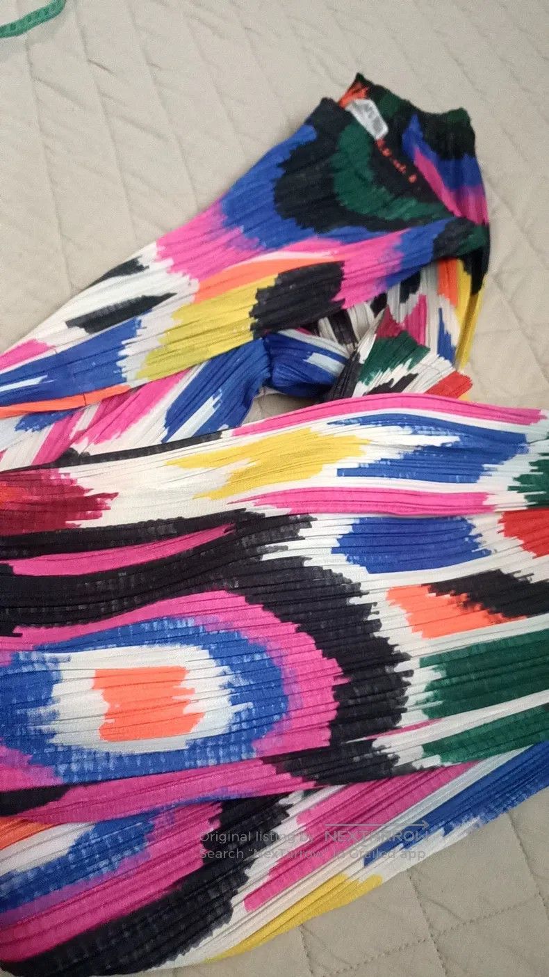Issey Miyake Issey Miyake size:3 Color Block Pants Size 22" - 9 Thumbnail