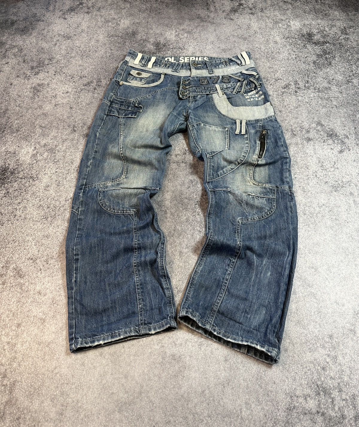 Other Y2K Vintage Avant Garde Casual Jeans Streetwear Rare USA 36 Size US 35 - 1 Thumbnail