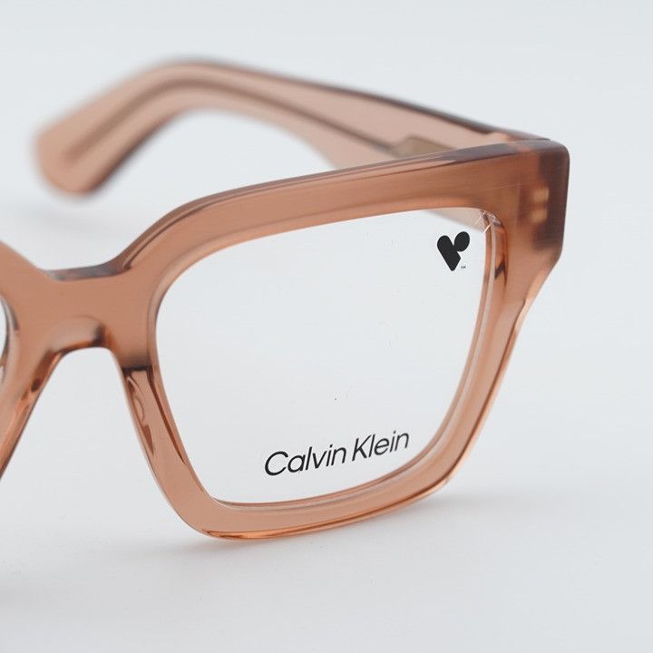 Calvin Klein Calvin Klein CK24526 278 Eyeglasses Light Brown 52mm Square Size ONE SIZE - 7 Thumbnail
