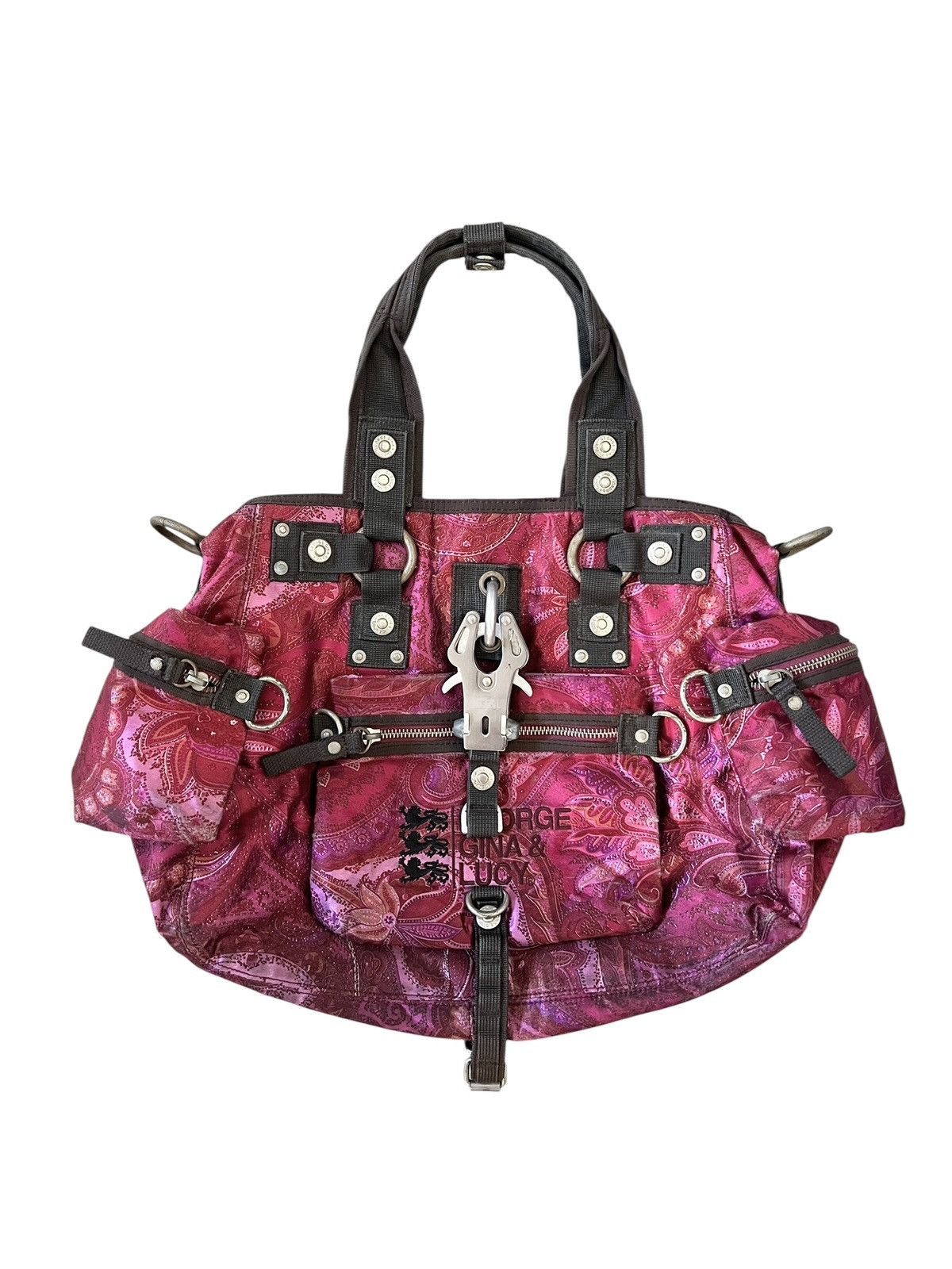 George Gina & Lucy 2000 George, Gina & Lucy Danish Bobtail Paisley Pattern Bag Size ONE SIZE - 1 Thumbnail