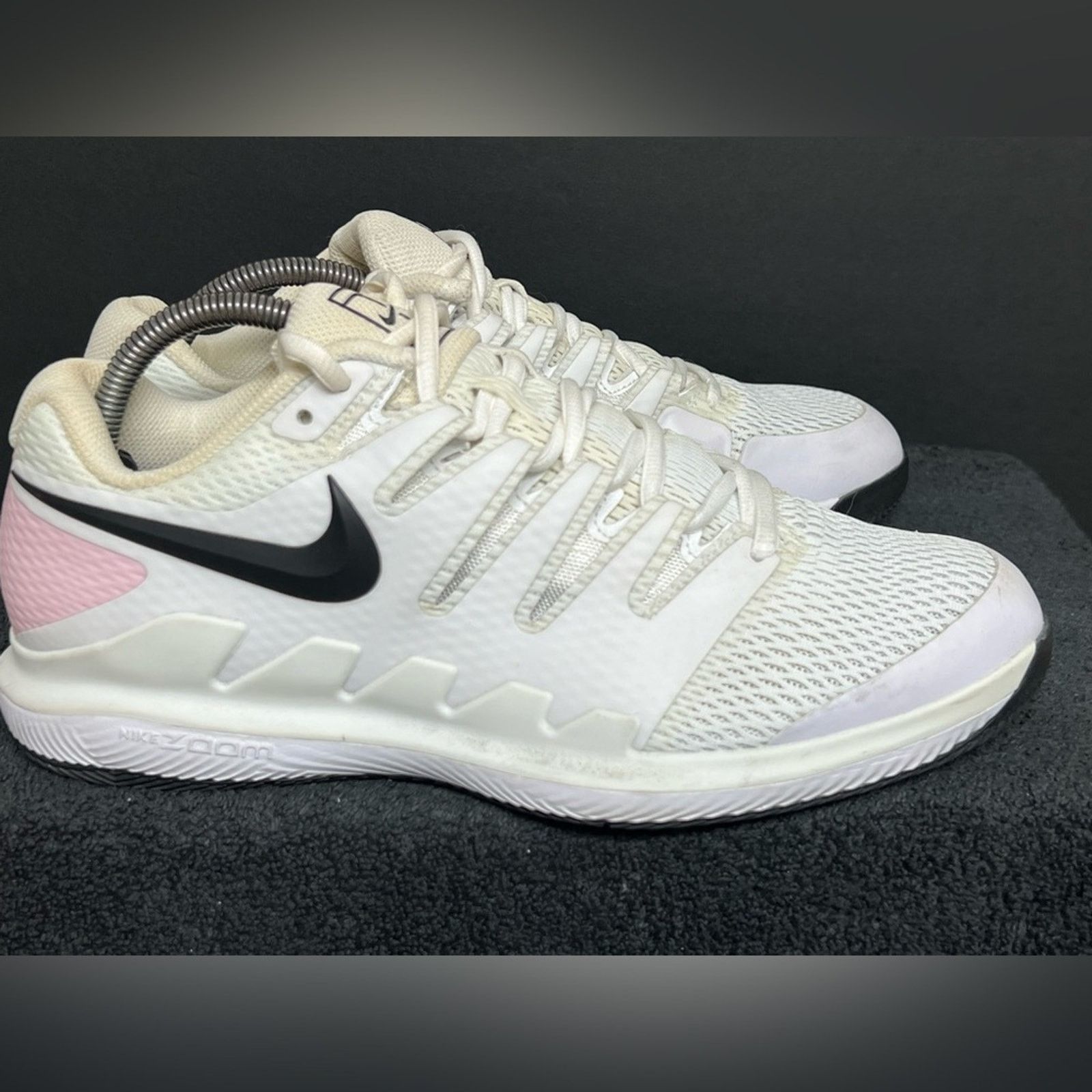 Nike Nike Court Air Zoom Vapor X White Pink Tennis Pickleball Size US 10 / IT 40 - 2 Thumbnail