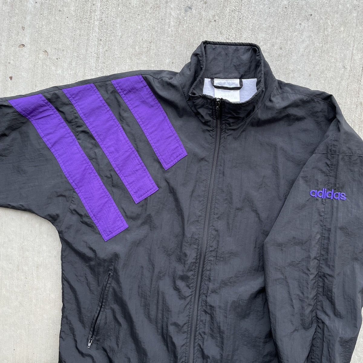 Adidas × Vintage Vintage Adidas Windbreaker Size US L / EU 52-54 / 3 - 3 Thumbnail