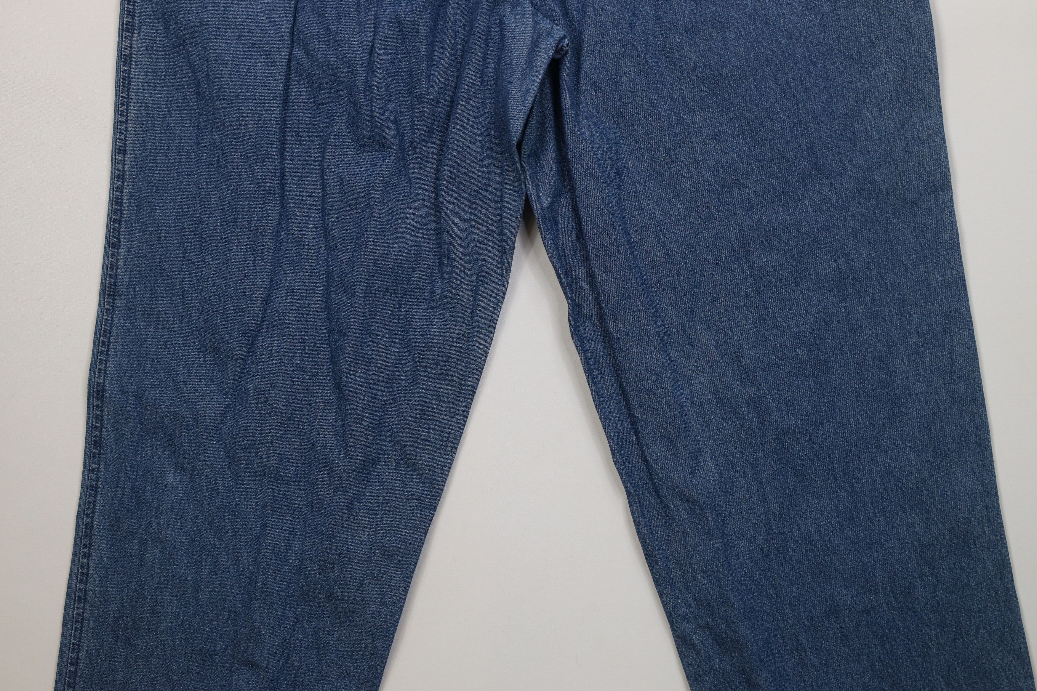 Vintage Vintage 90s Streetwear Relaxed Fit Denim Jeans Blue Cotton Size 40" / US 18 - 10 Thumbnail