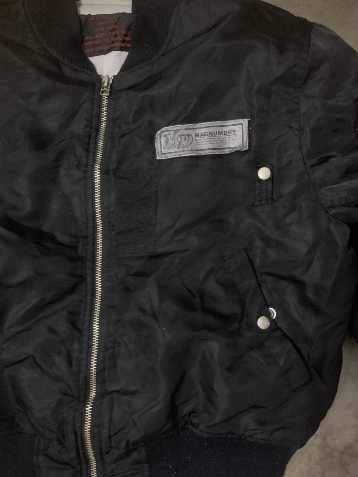Alpha Industries Magnum Dry Mid Flying Jacket Type MA-1 Bomber Jacket Size US L / EU 52-54 / 3 - 10 Thumbnail