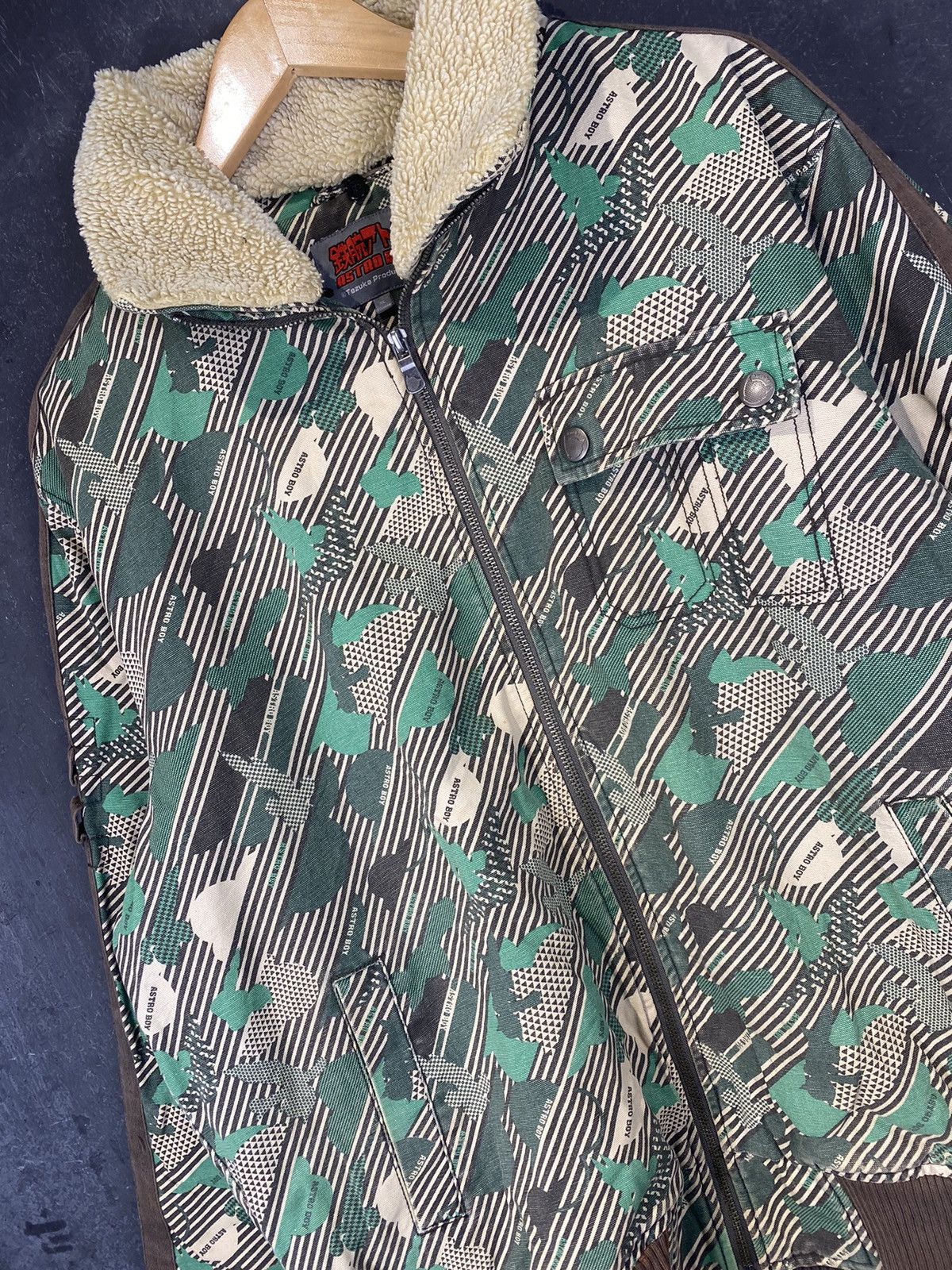 Anime × Japanese Brand × Vintage 90s Tezuka Production Astro Boy Detroit Sherpa Jacket Size US XL / EU 56 / 4 - 3 Thumbnail