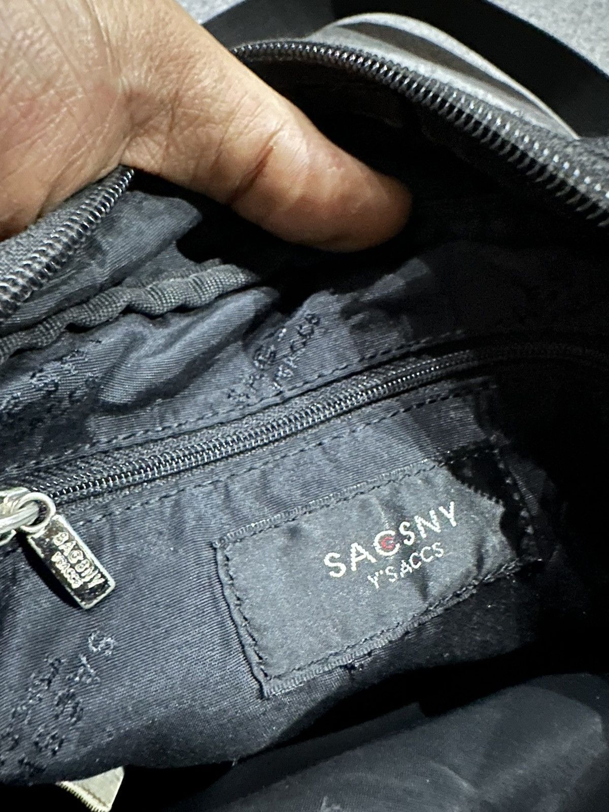 Yohji Yamamoto Ysaccs by Yohji Yamamoto Leather and Nylon crossbody bag Size ONE SIZE - 10 Thumbnail