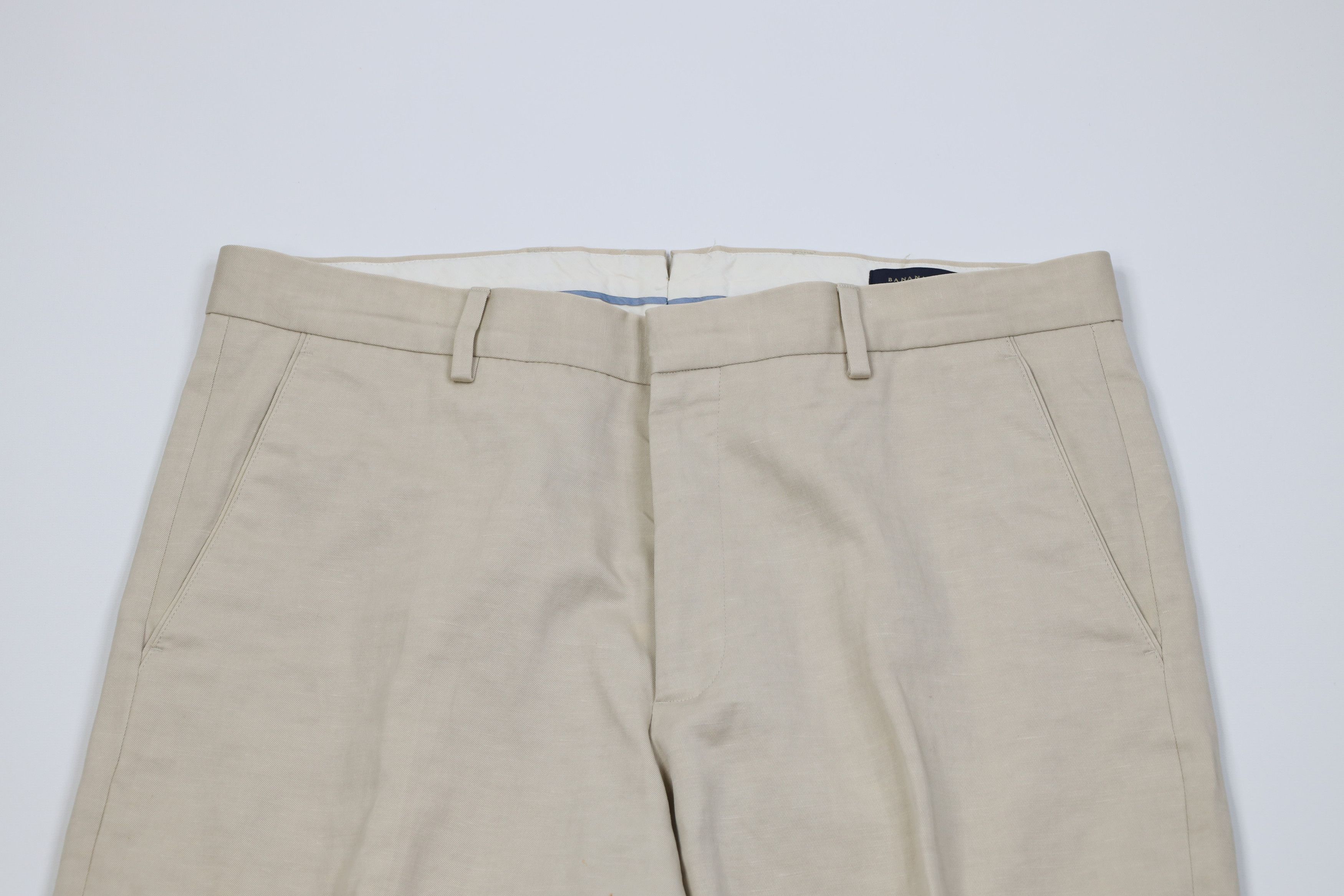 Banana Republic Banana Republic 2 Piece Linen Blend Modern Suit Size 40S - 13 Thumbnail