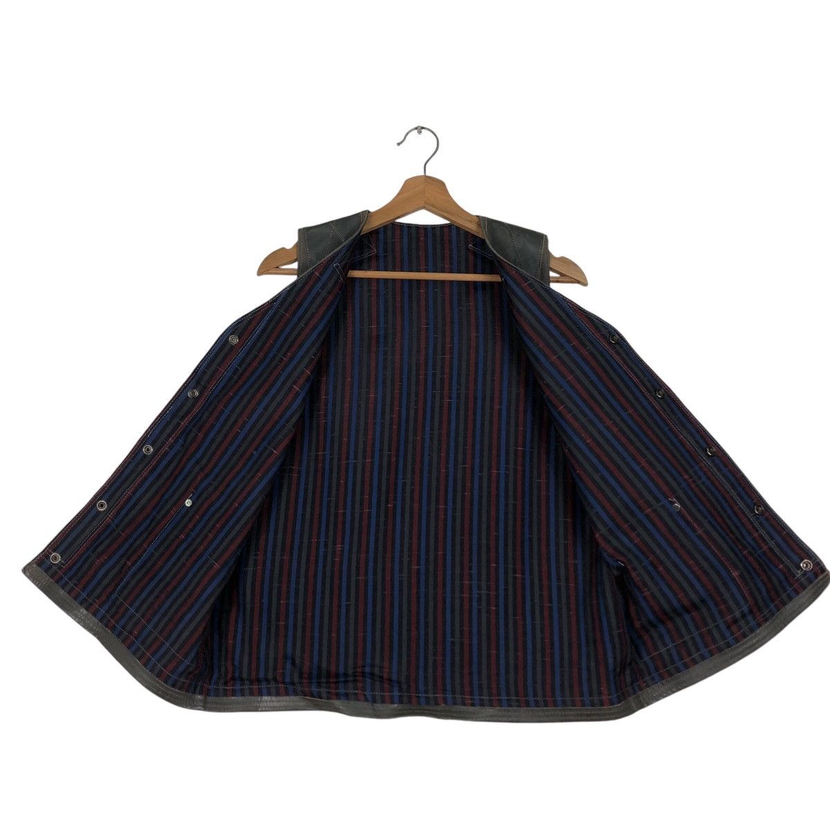 Japanese Brand × Vintage 📌Vintage Waist Coats Vest Duck Canvas Blanket Tartan Size US M / EU 48-50 / 2 - 14 Thumbnail