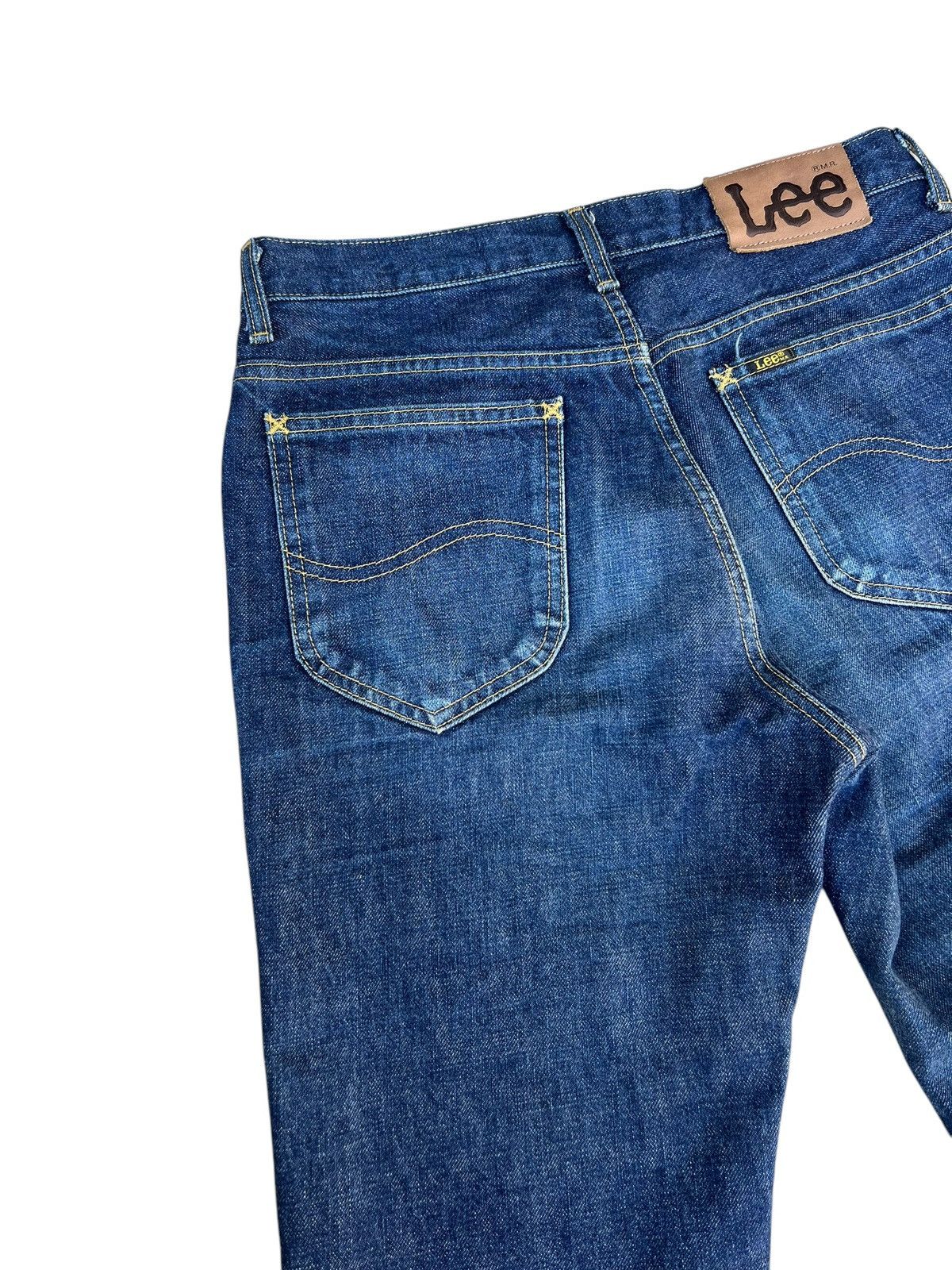 Lee Vintage Y2K Lee Riders Blue Denim Super Flare Jeans Size US 30 / EU 46 - 13 Thumbnail
