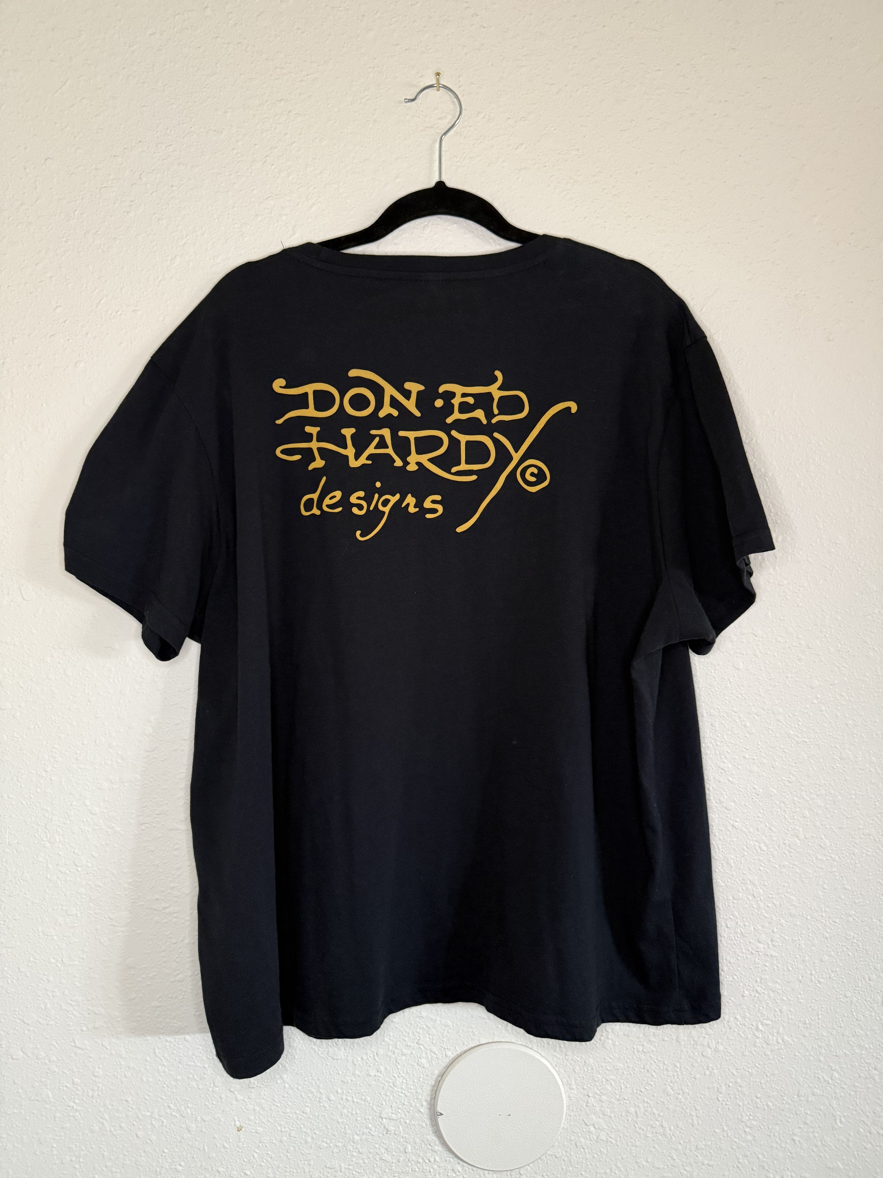 Ed Hardy Rhinestone Love Kills Slowly Tee Size US XL / EU 56 / 4 - 2 Thumbnail