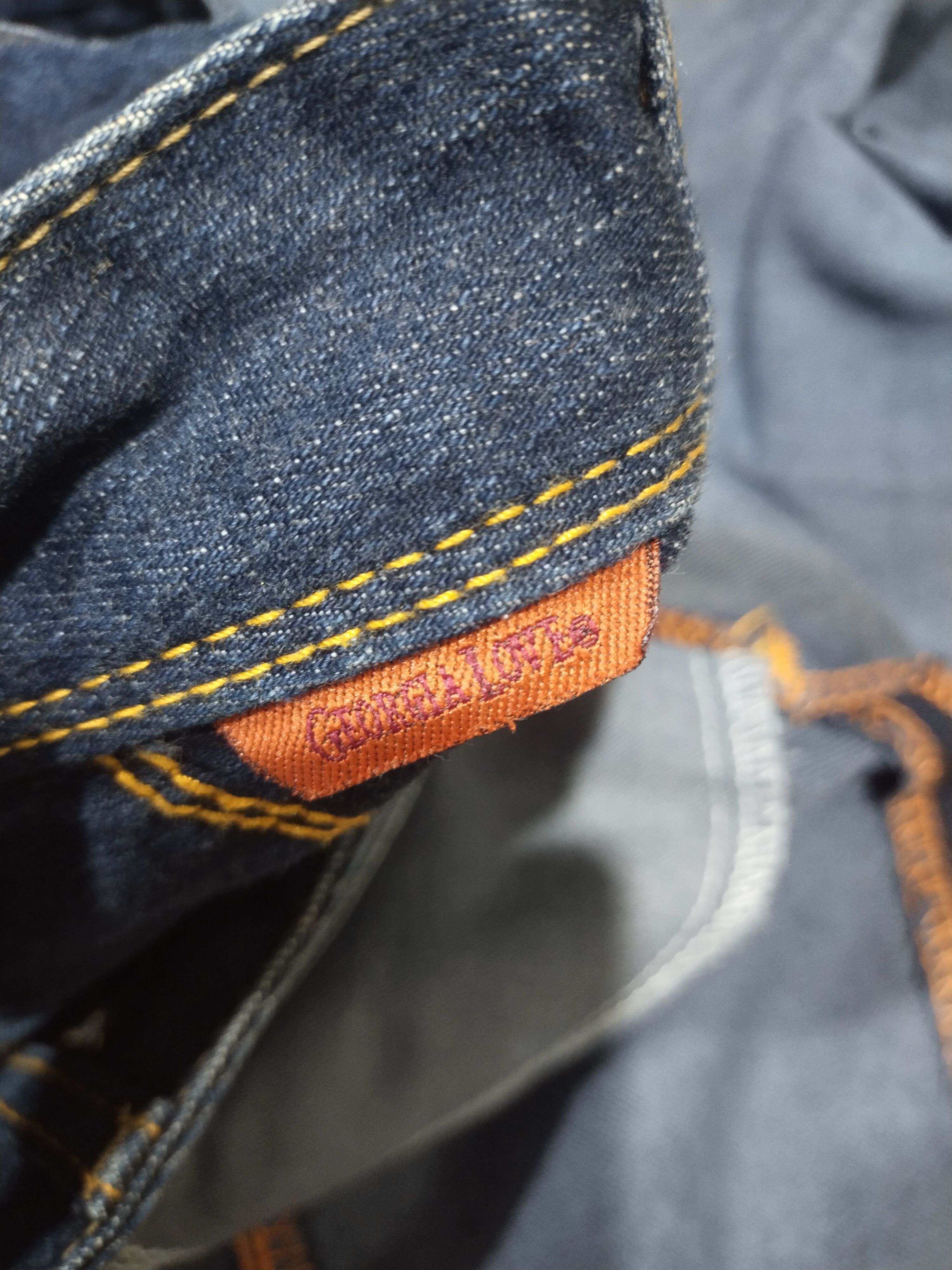 Japanese Brand Jeans "Stretch"Georgia Love Sz 26"27" Size 26" / US 2 / IT 38 - 6 Thumbnail