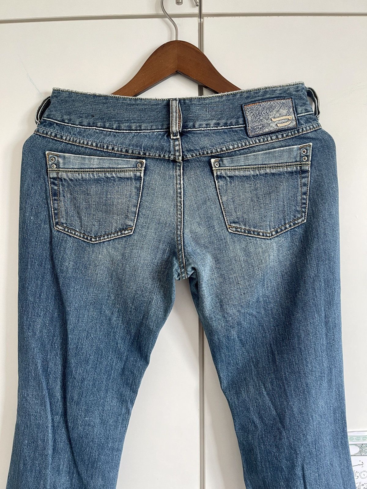 Diesel VINTAGE FLARED DIESEL MADE IN ITALY SIZE 28X31 Size 28" / US 6 / IT 42 - 10 Thumbnail