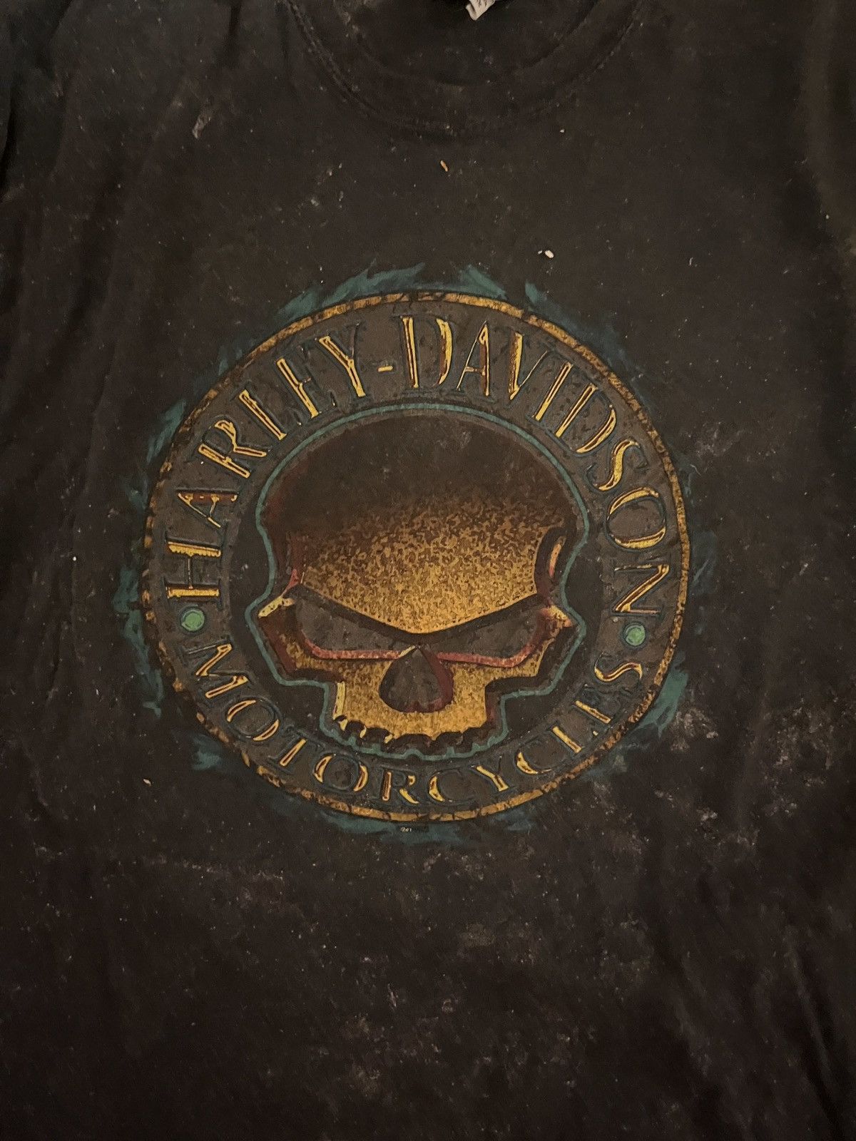 Harley Davidson Vintage Harley Davidson Seattle Skull Tee Size US XL / EU 56 / 4 - 2 Thumbnail