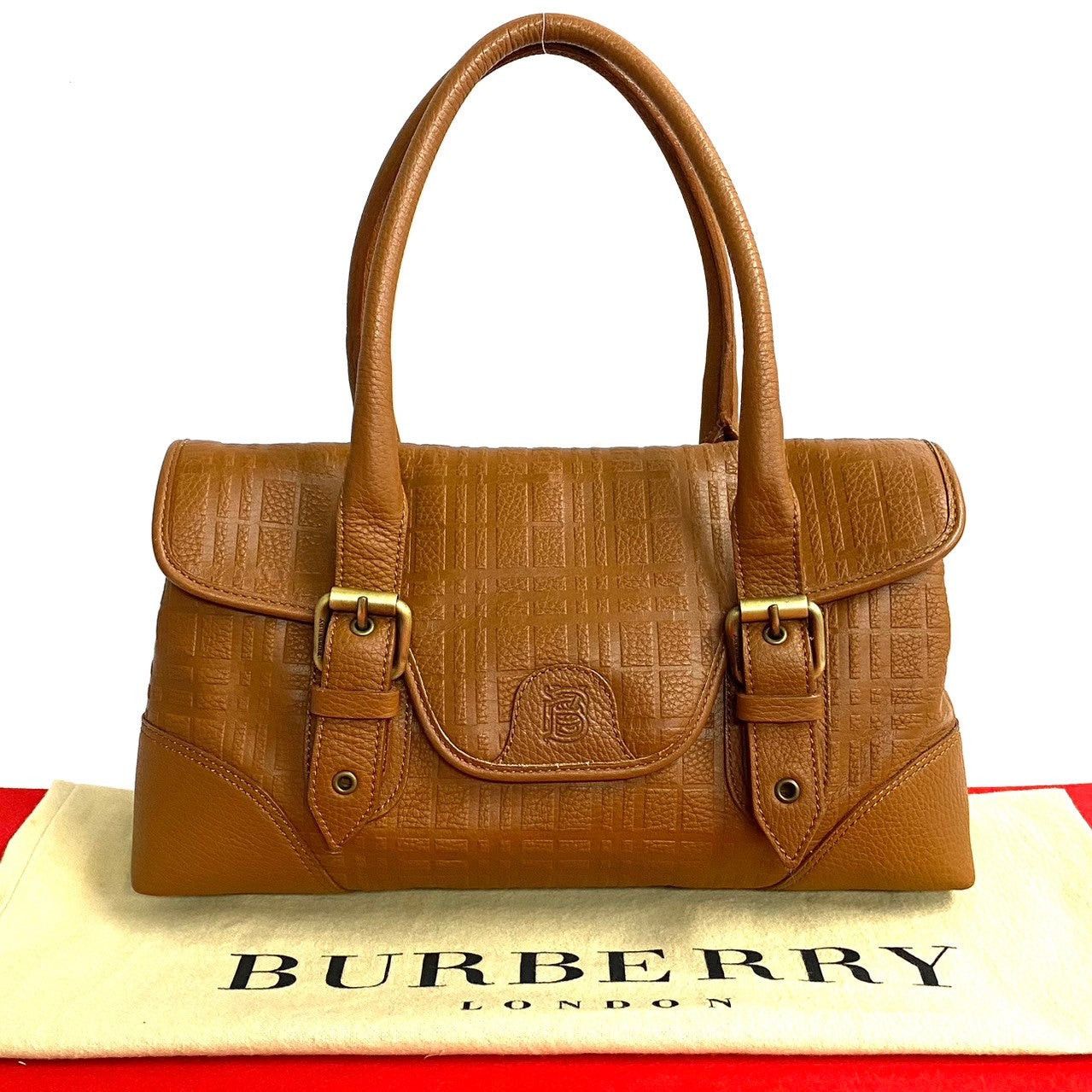 Burberry Burberry Handbag Brown Leather Size ONE SIZE - 1 Thumbnail