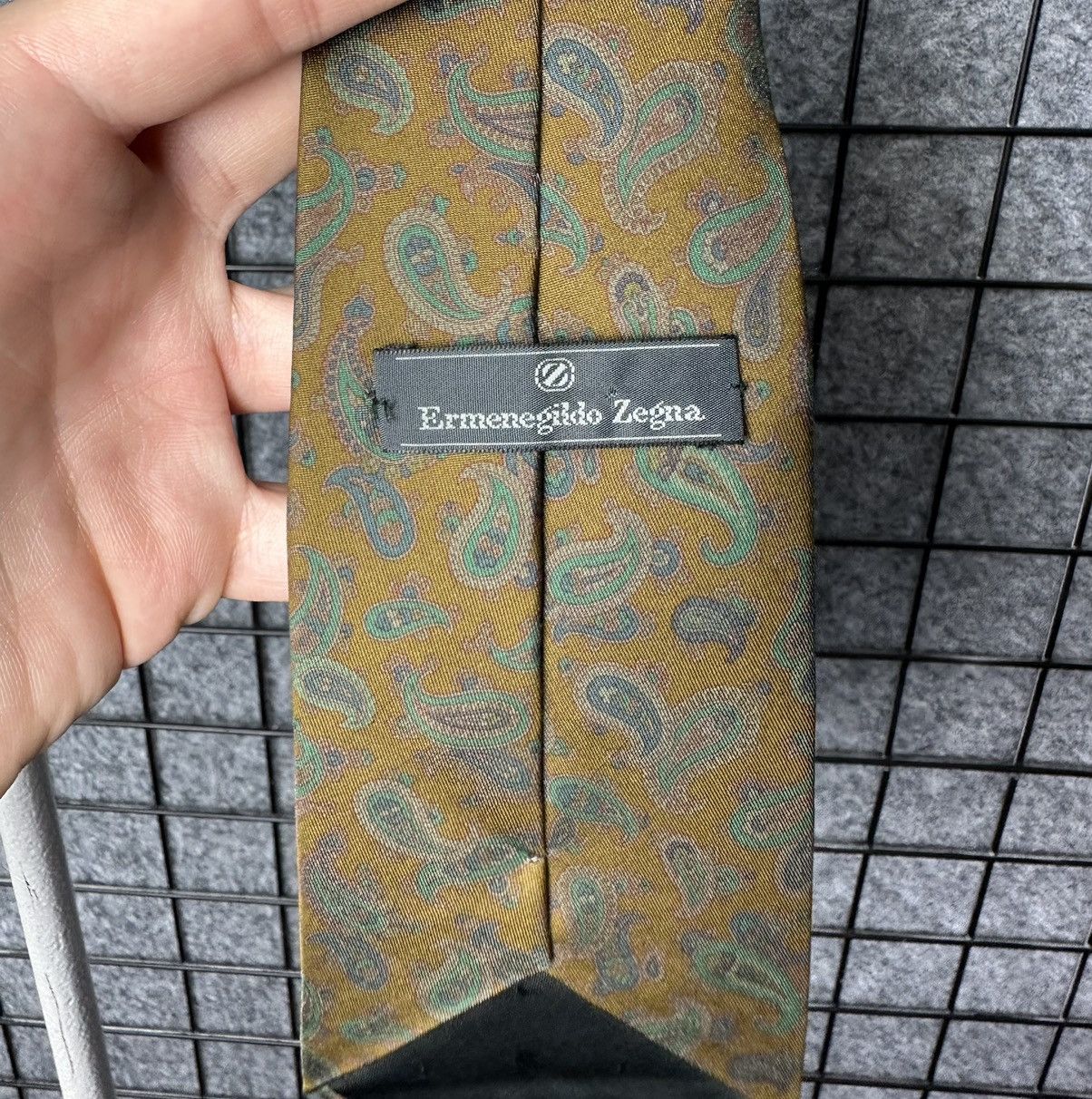Ermenegildo Zegna Ermenegildo Zegna Vintage Paisley Pattern Silk Tie Size OS Size ONE SIZE - 6 Thumbnail