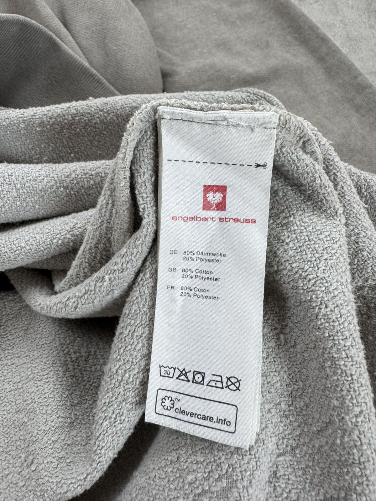 Japanese Brand Engelbert Strauss Washed grey Long sleeve Mens size L Size US L / EU 52-54 / 3 - 17 Thumbnail
