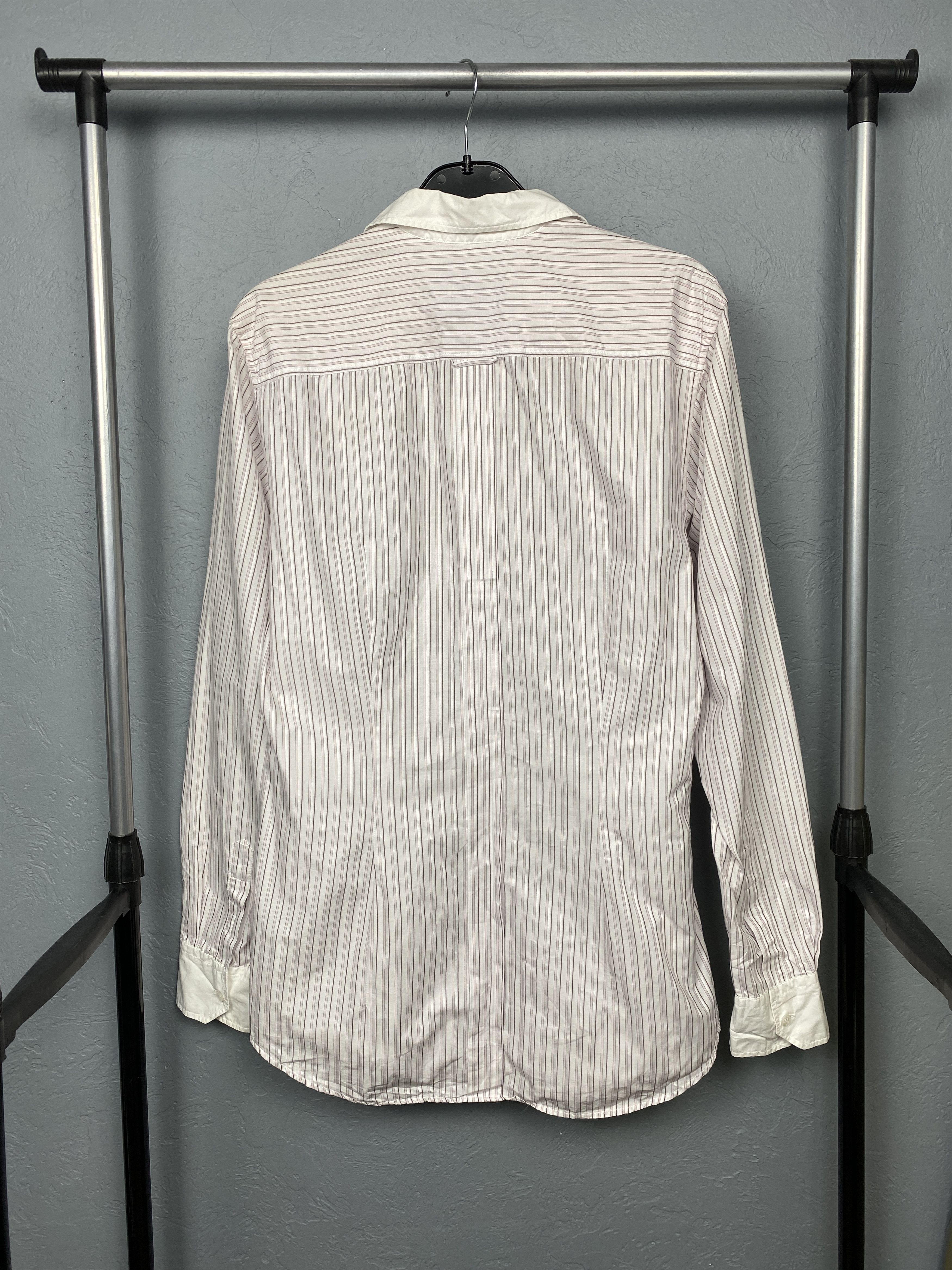 Dolce & Gabbana Dolce & Gabbana Vintage Mens Striped Long Sleeve Shirt Size US L / EU 52-54 / 3 - 9 Thumbnail
