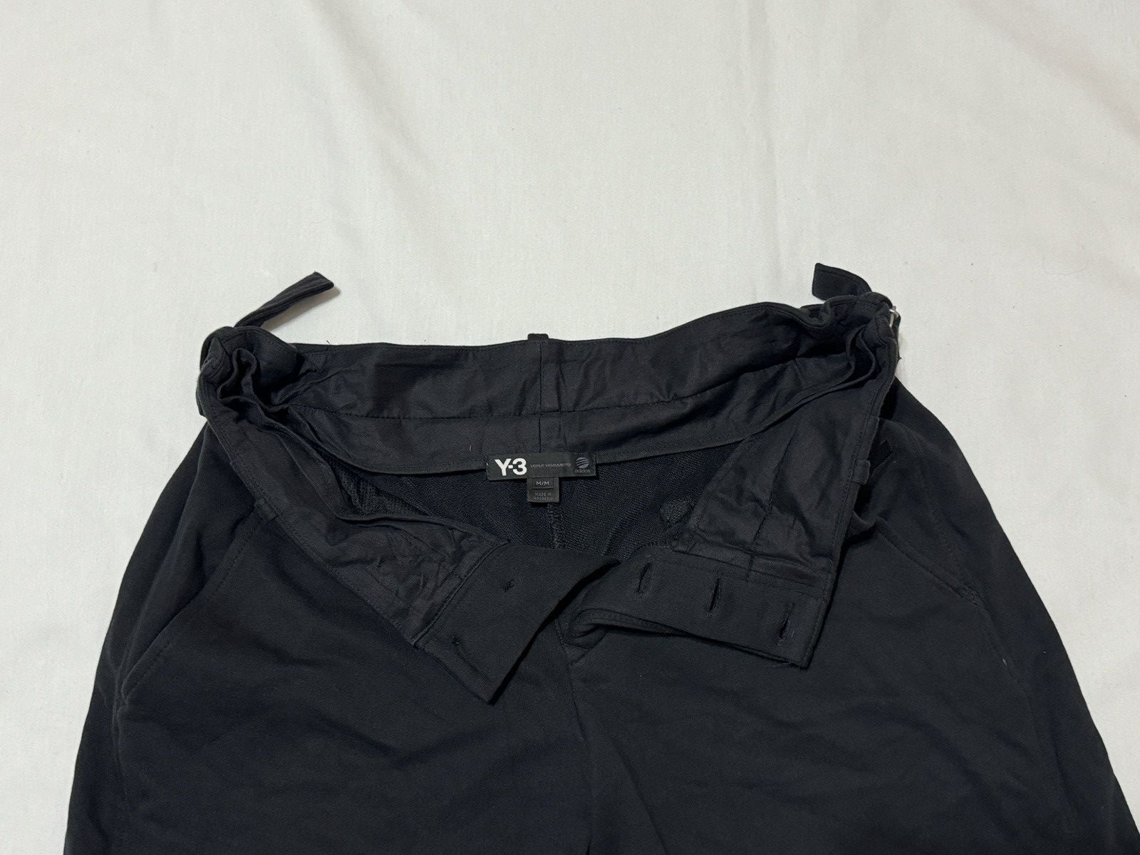 Y-3 Y-3 YOHJI YAMAMOTO ADIDAS Adjustable Waist Cropped Pant RARE Size US 34 / EU 50 - 12 Thumbnail