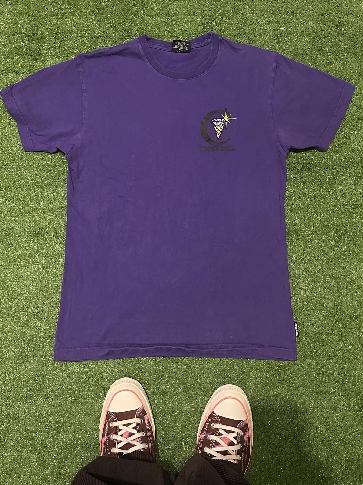 Icecream Icecream Purple Graphic Logo T-Shirt Size ONE SIZE - 2 Thumbnail