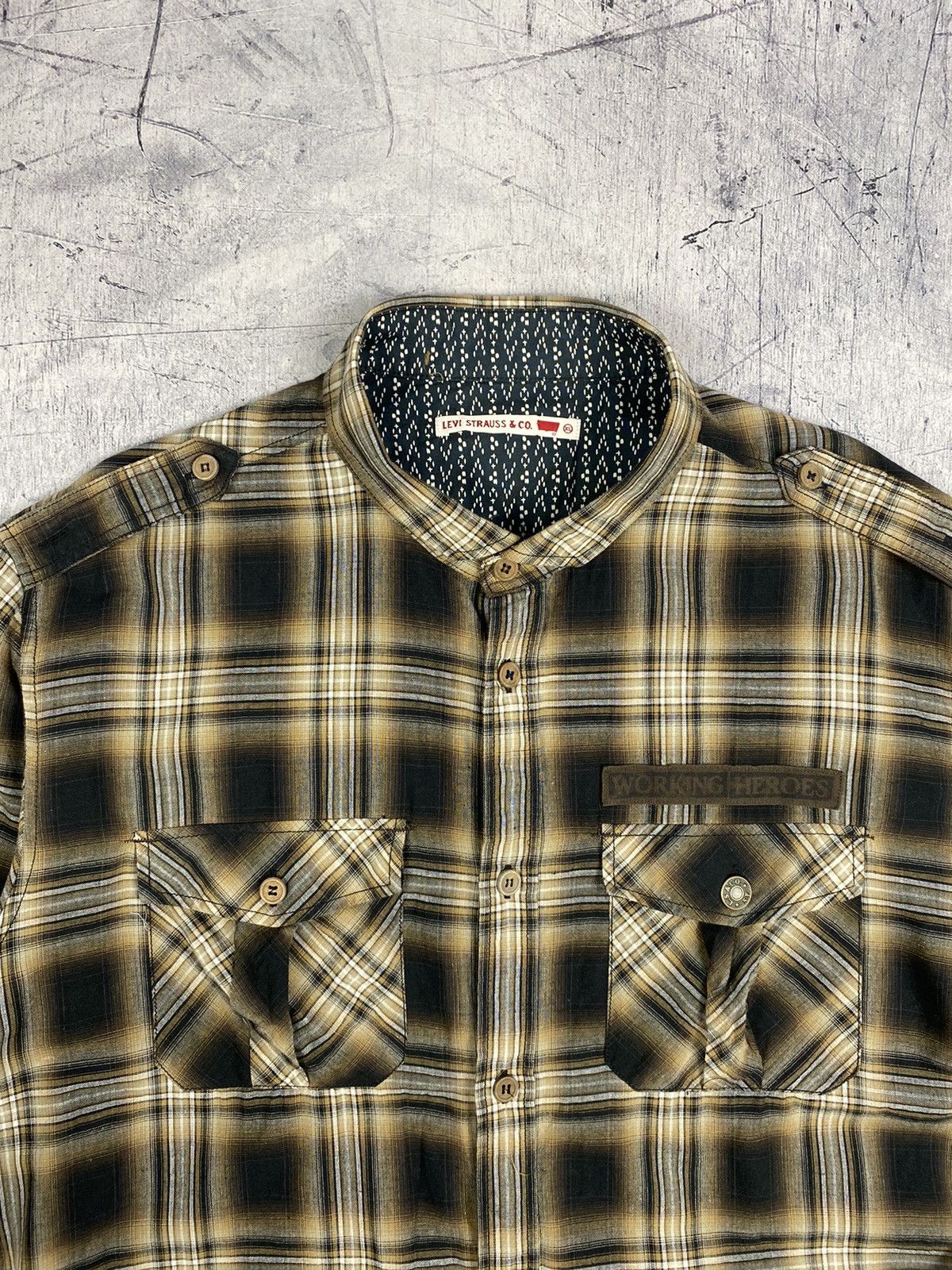 Levi's Levis Checkered Designer Button Up Shirt Size US XL / EU 56 / 4 - 11 Thumbnail