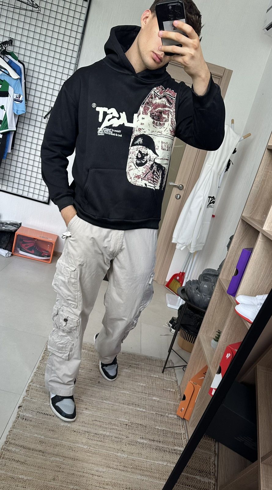 Beauty Beast × If Six Was Nine × Japanese Brand Blast Hoodie Men Style M size Soldier Zombie Hype Streetwear Size US M / EU 48-50 / 2 - 2 Thumbnail