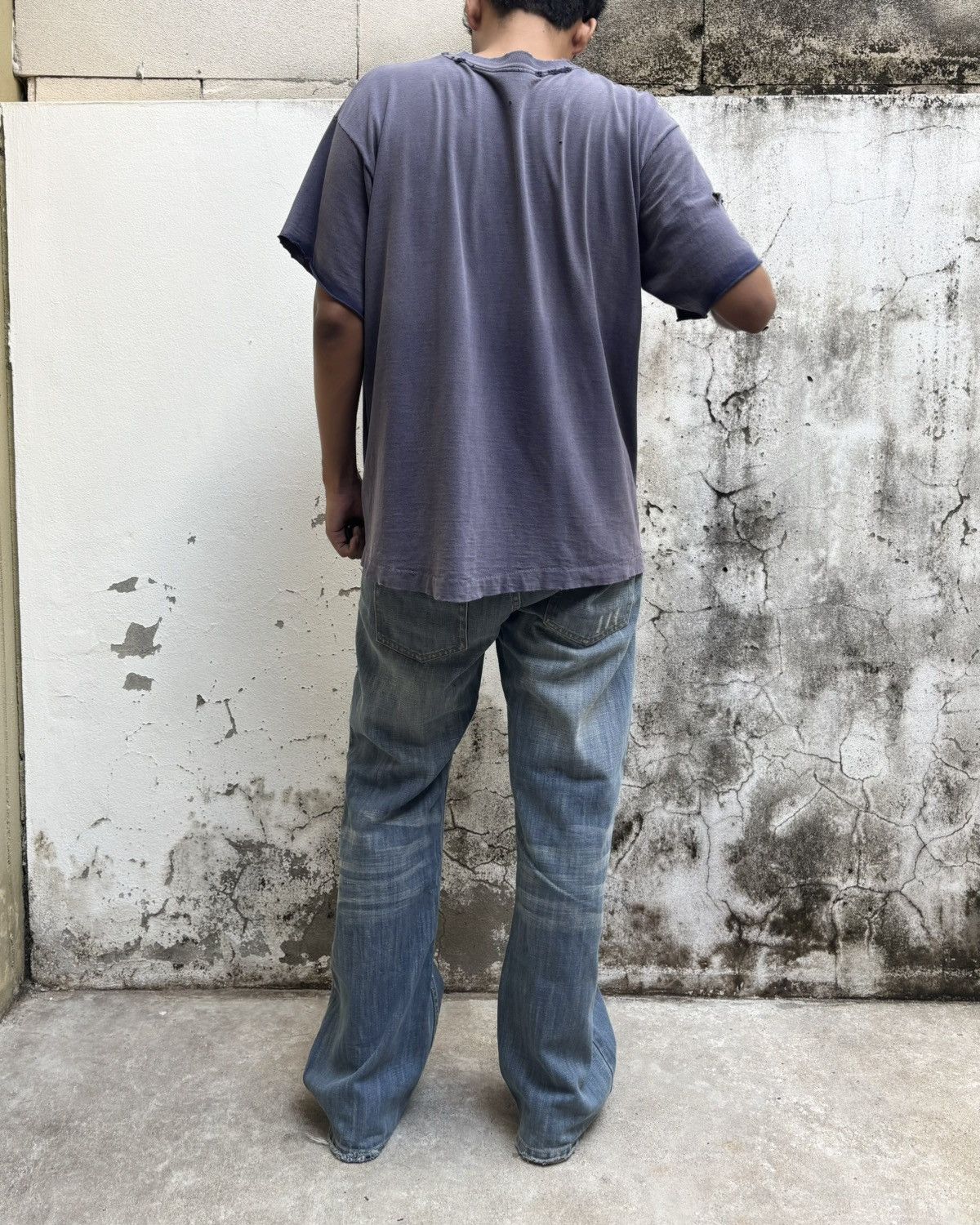 Vintage Thrashed MICHIGAN Sun Faded Tee Shirt Distressed ERD Size US XL / EU 56 / 4 - 4 Thumbnail