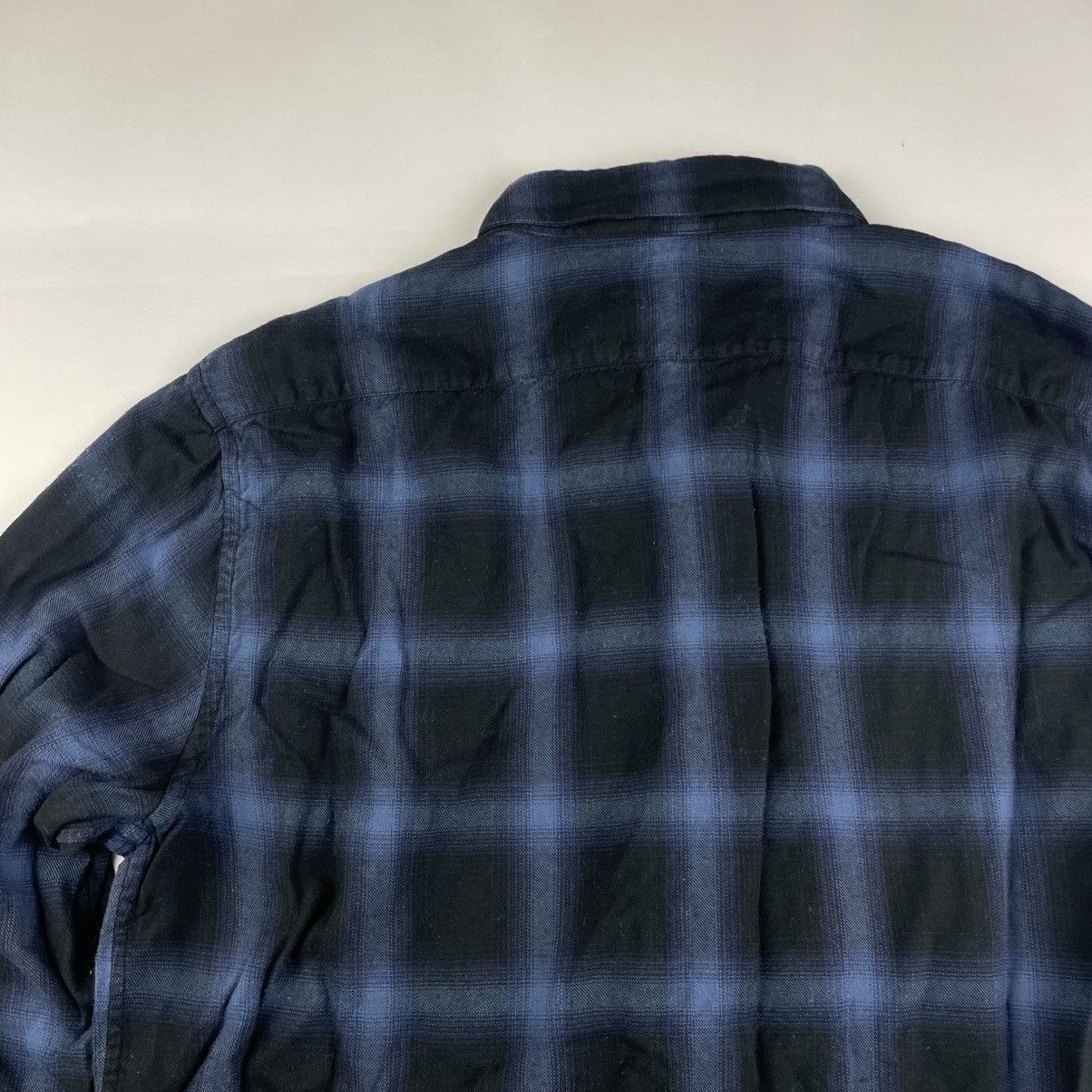 Saint Laurent Paris Saint Laurent Paris Hedi Silmane Blue Shadow Plaid Shirt 40 Size US M / EU 48-50 / 2 - 19 Thumbnail