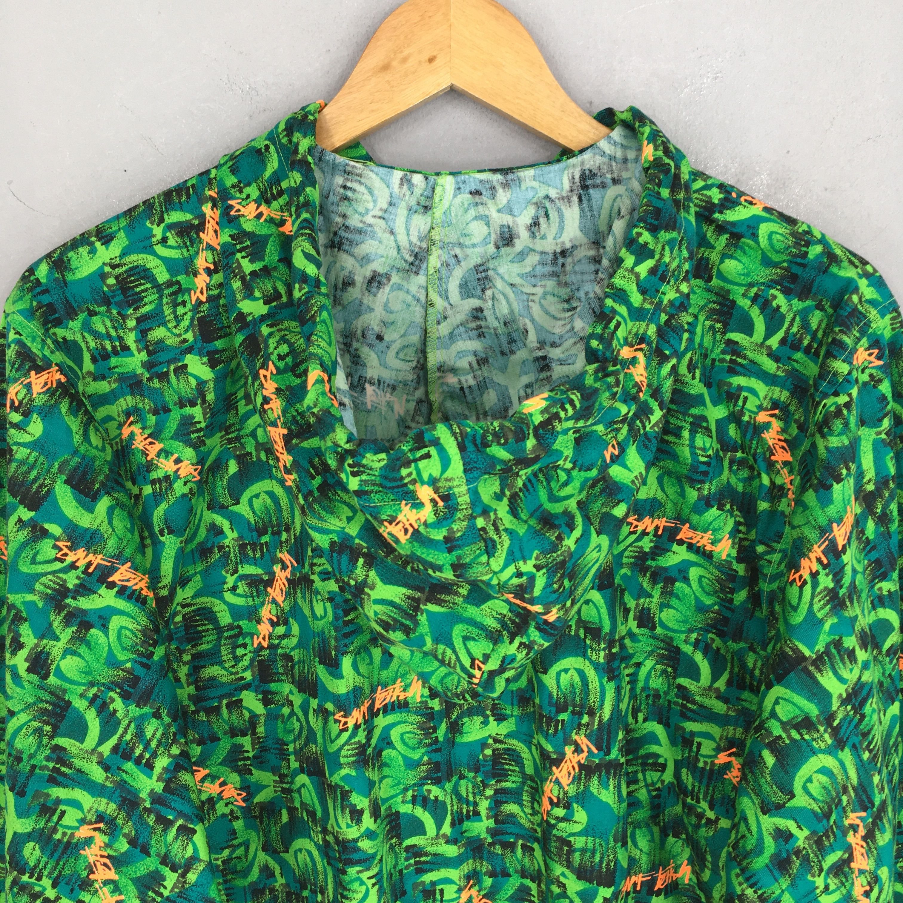 Other Vintage 90's Surf Fetish Hoodie Abstract Pattern Surf Jacket Size US M / EU 48-50 / 2 - 11 Thumbnail