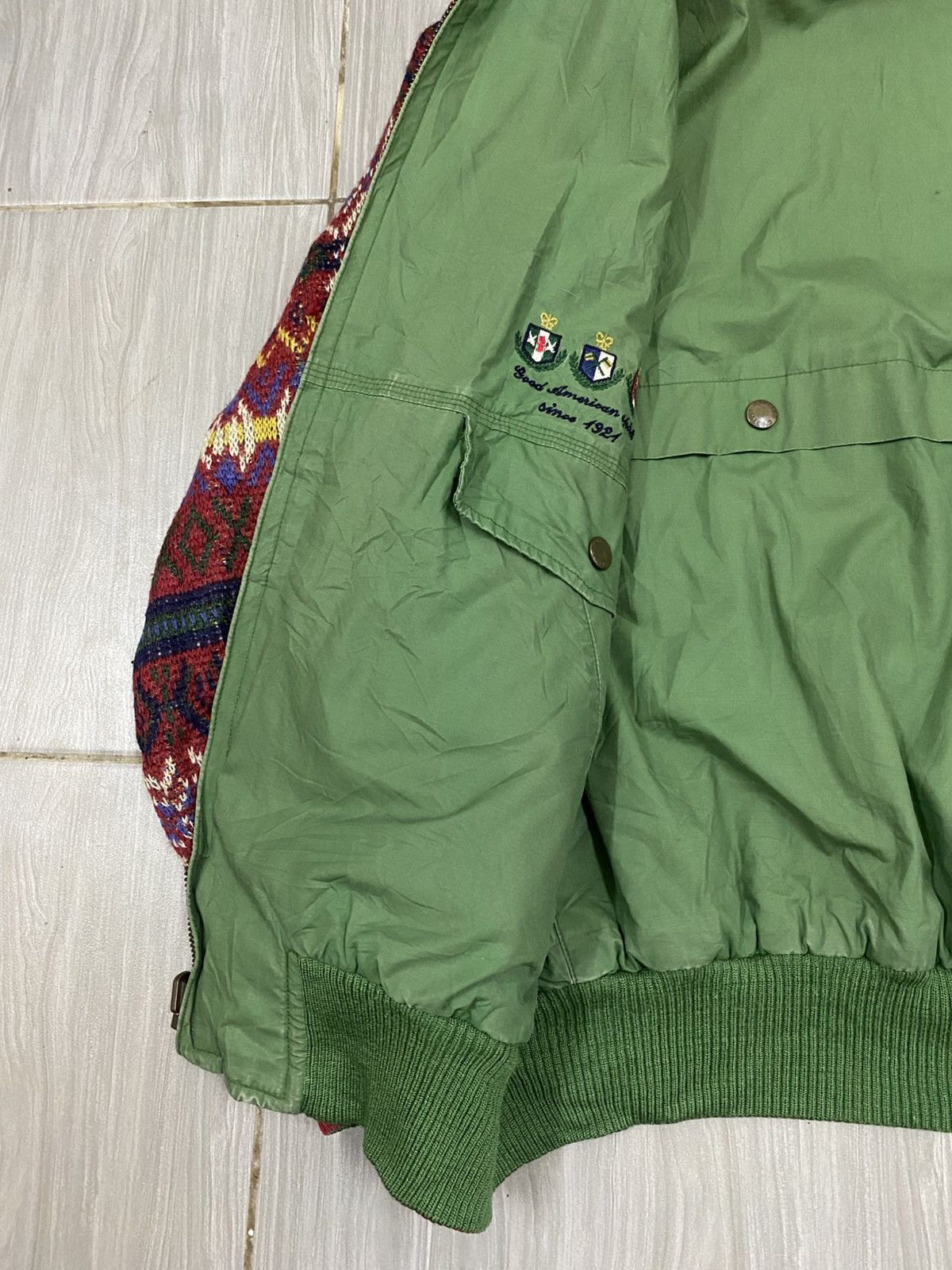 McGregor Vintage Mc Gregor Wool Bomber Jacket Revisible Size US L / EU 52-54 / 3 - 10 Thumbnail