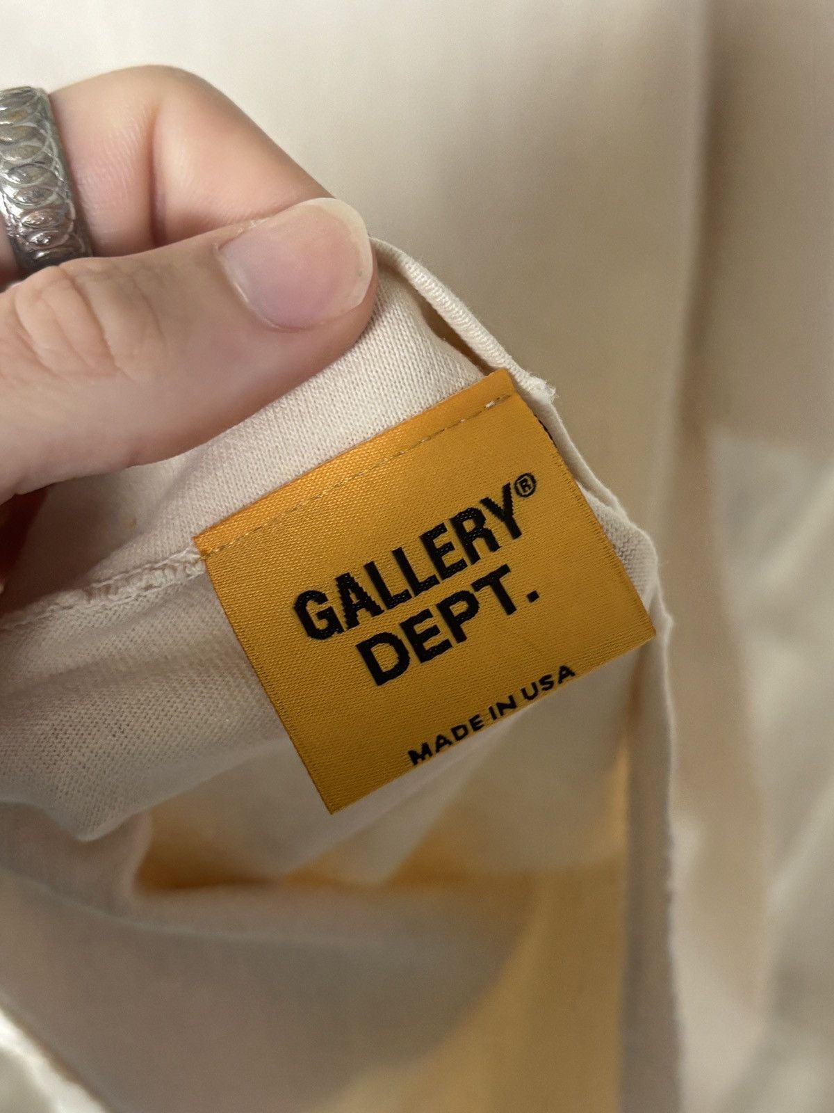 Gallery Dept. NEW | GALLERY DEPT | YESTERDAY TOMORROW LOGO TEE Size US L / EU 52-54 / 3 - 10 Thumbnail