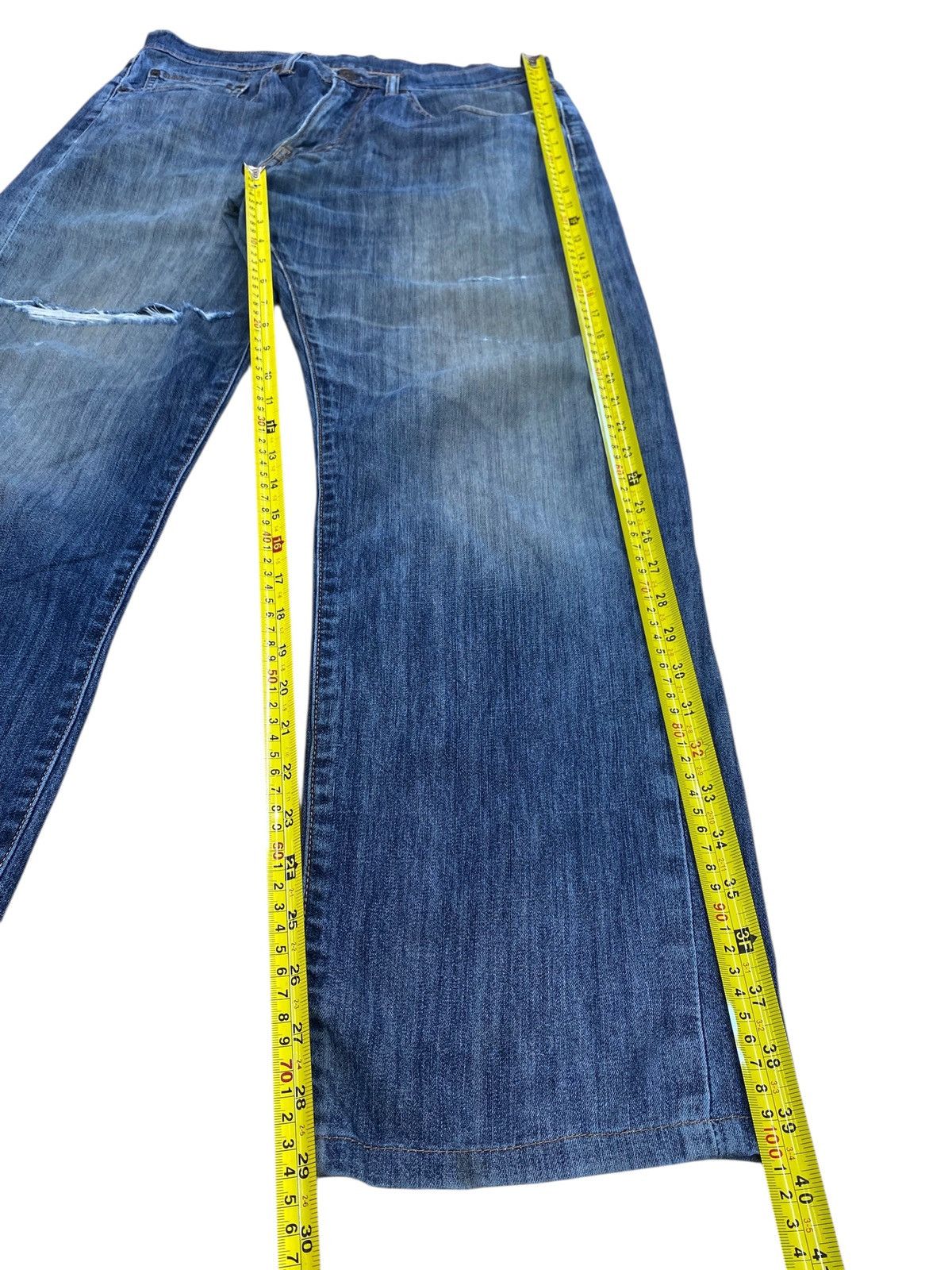 Levi's Levi’s Brand Faded Wash Ripped Style Soft Jeans Size US 32 / EU 48 - 12 Thumbnail