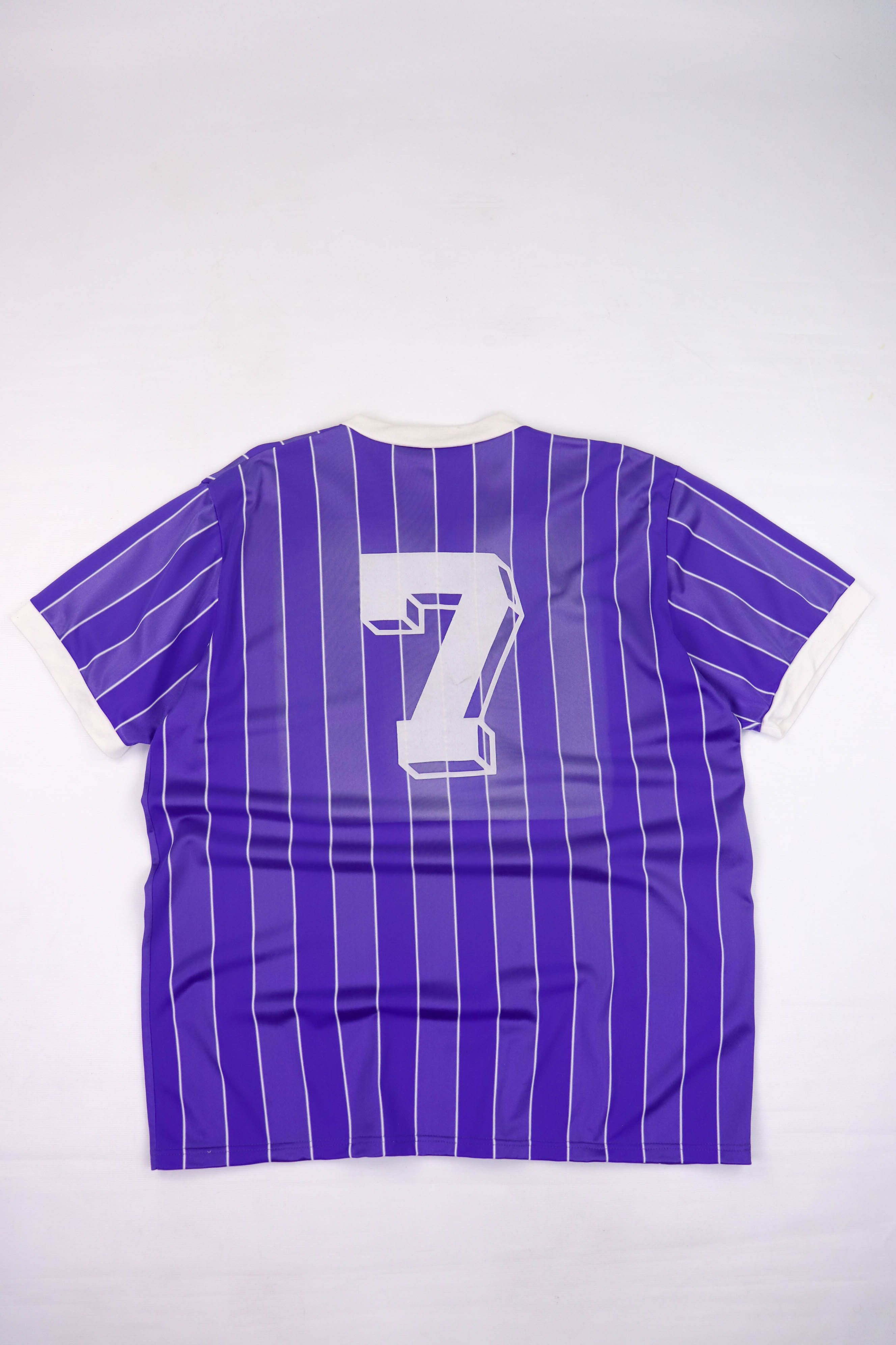 Vintage Die Continentale Vintage Striped Purple Soccer Jersey Shirt Size US L / EU 52-54 / 3 - 2 Thumbnail