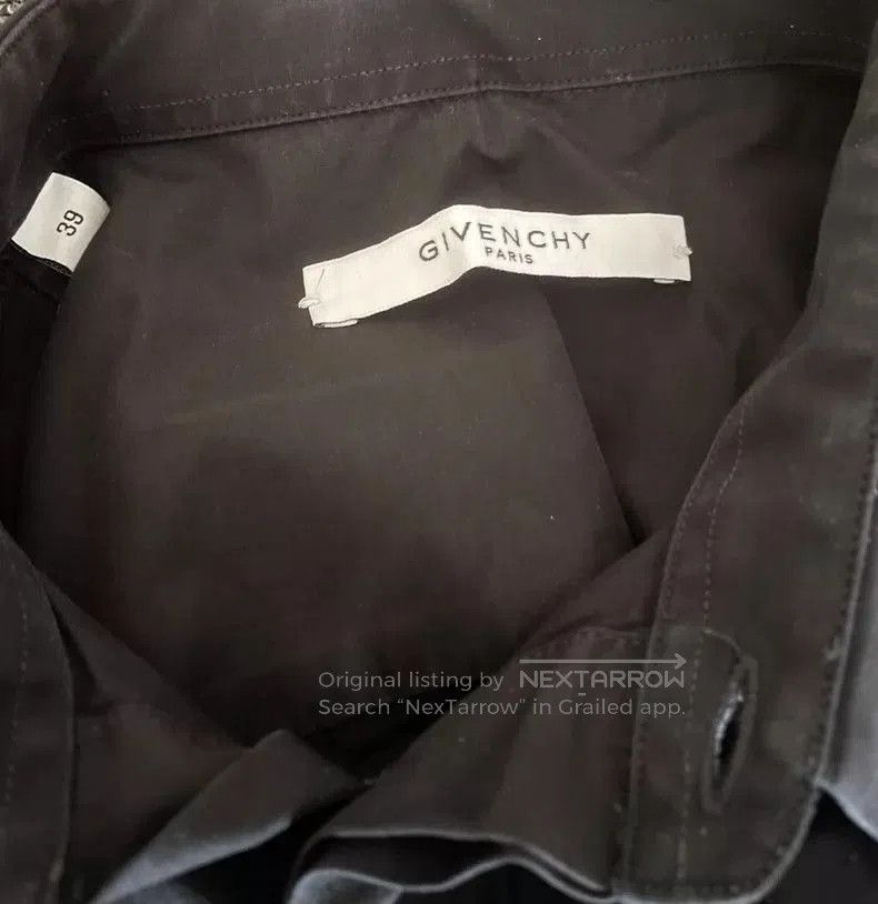 Givenchy Givenchy Shark Print Long Sleeve Shirt. Size US M / EU 48-50 / 2 - 5 Thumbnail