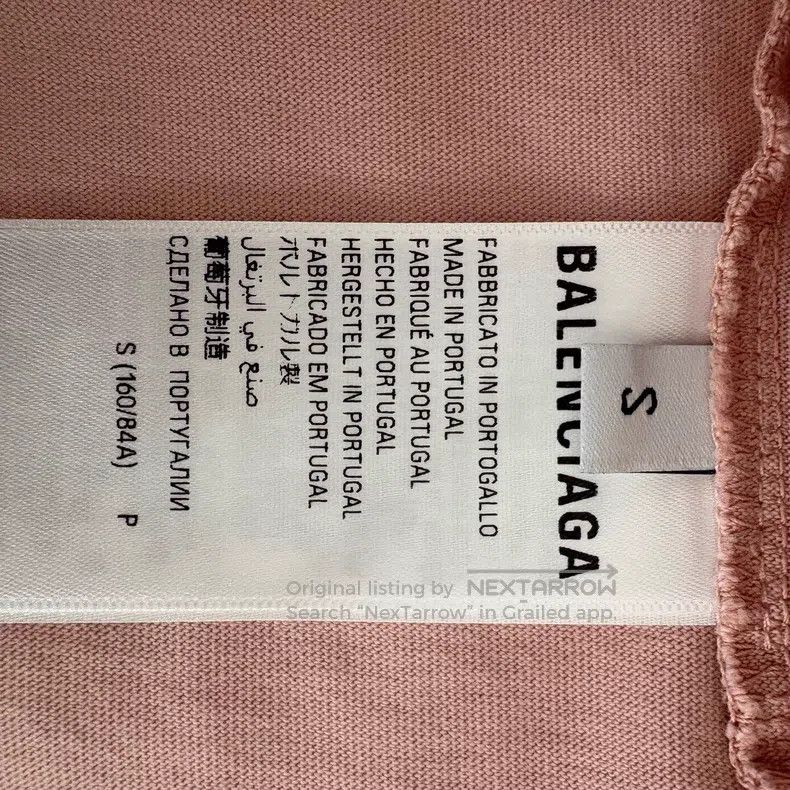 Balenciaga Balenciaga Logo Letter Printed Round Neck Short Sleeve T-S Size US S / EU 44-46 / 1 - 6 Thumbnail