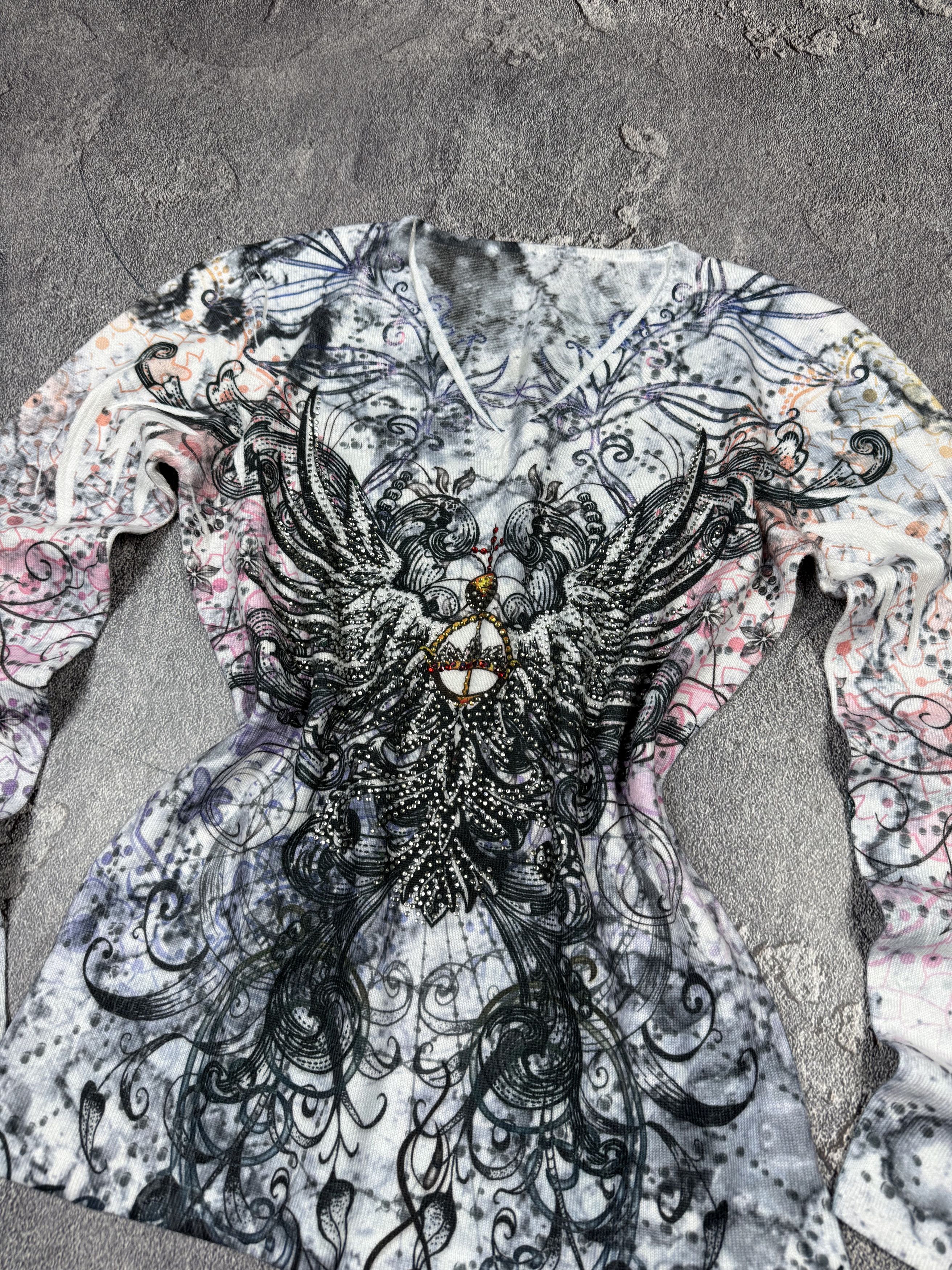 If Six Was Nine Y2K 2000s Sexy Glam Longsleeve Fairy Style Size L / US 10 / IT 46 - 2 Thumbnail