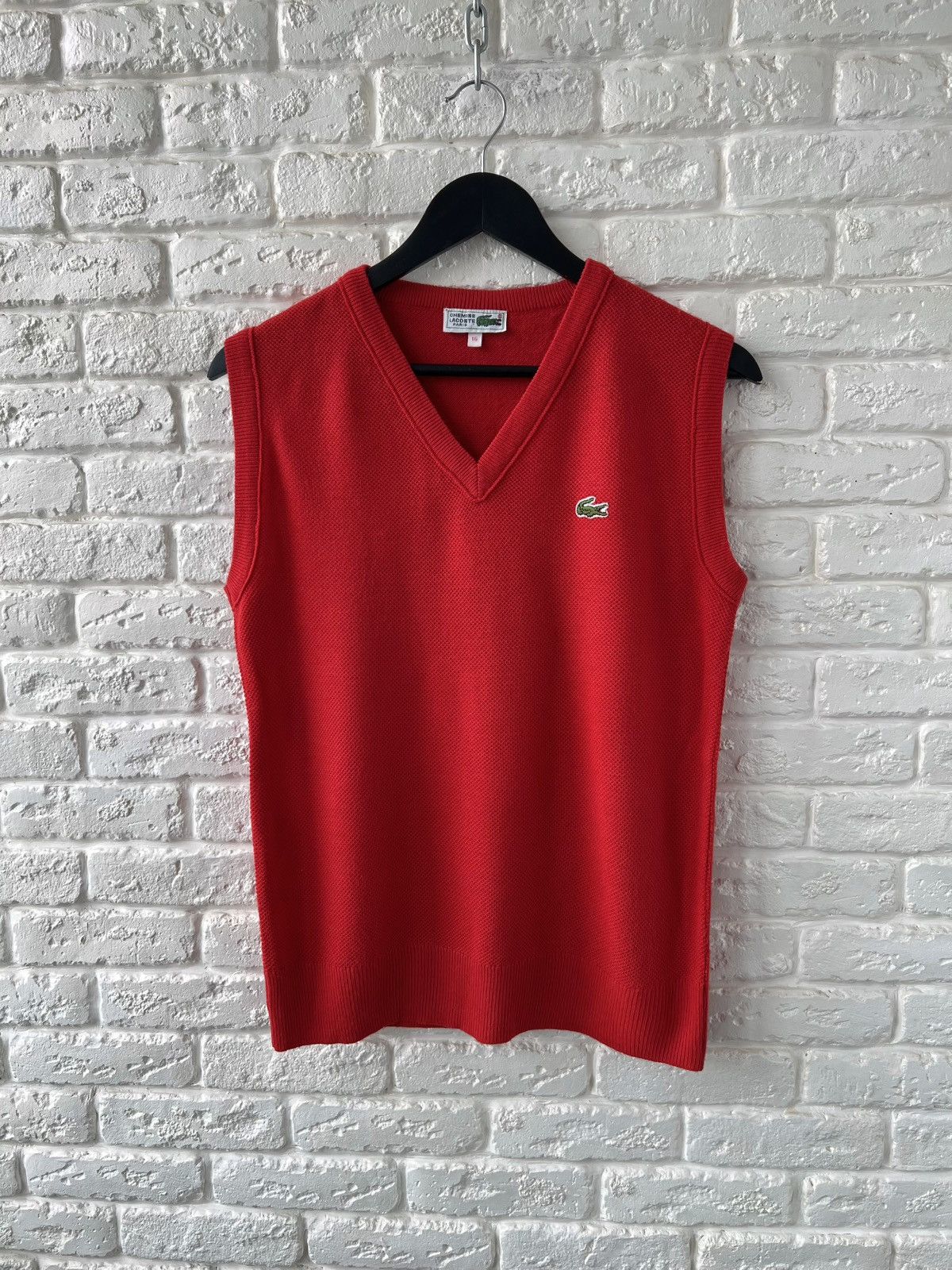 Lacoste Lacoste Chemise Vintage Vest Sweater Size 16 Size S / US 4 / IT 40 - 1 Thumbnail