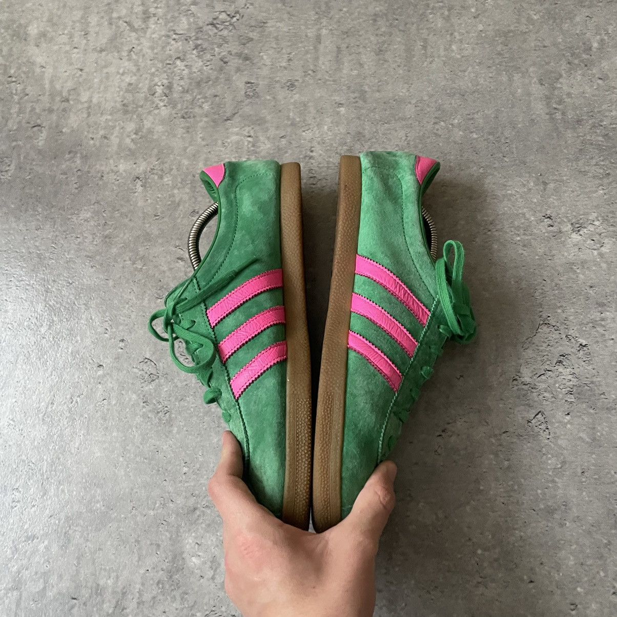 Adidas Exclusive Adidas London City Series Pink/Green Sneakers Size US 11 / EU 44 - 3 Thumbnail