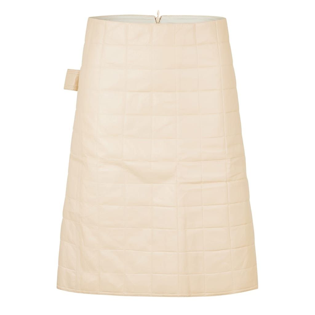 Bottega Veneta Bottega Veneta Bv Skirt in White Size 26" / US 2 / IT 38 - 2 Thumbnail