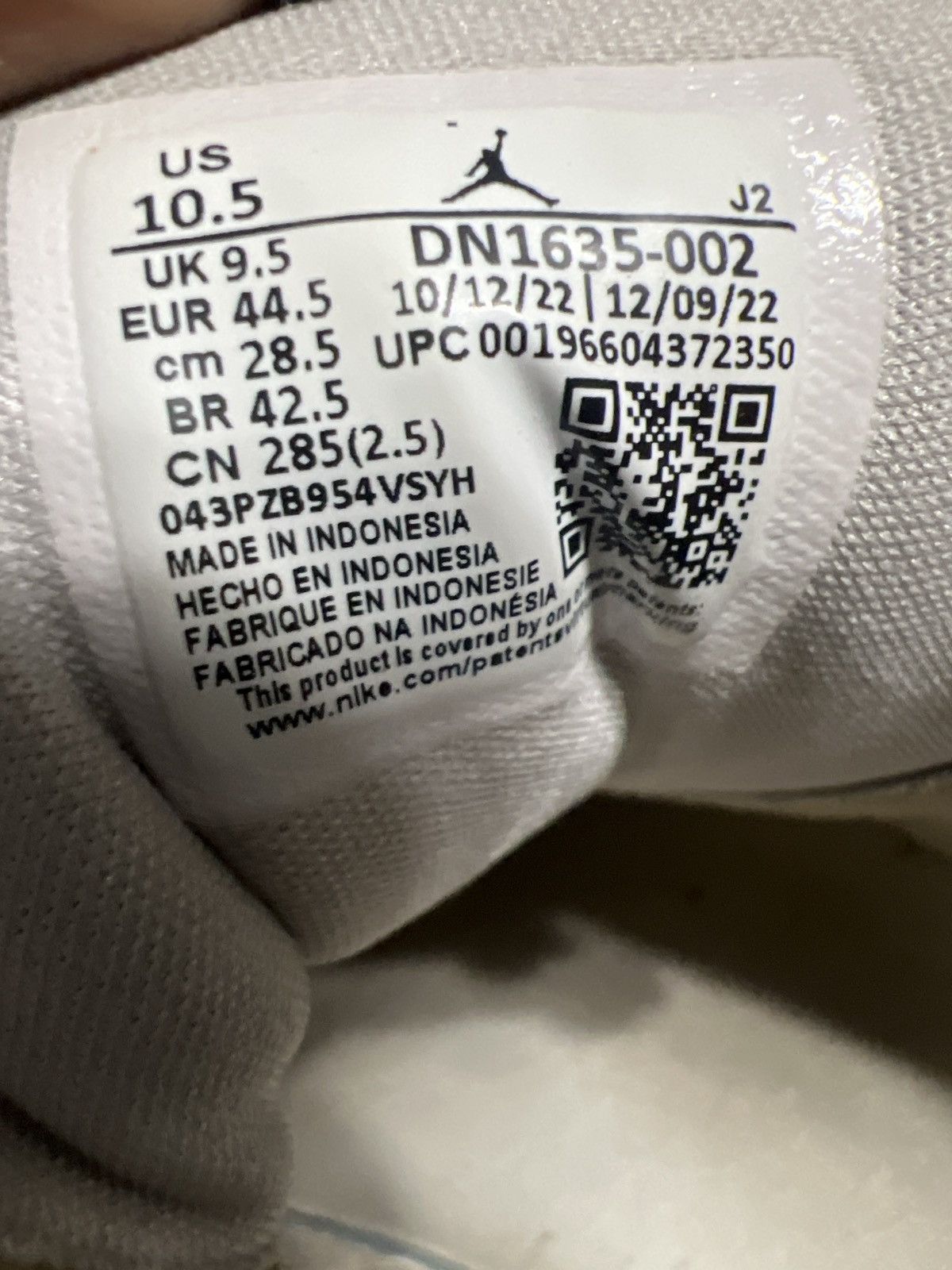 Jordan Brand NIKE / AIR JORDAN STREETWEAR Size US 10.5 / EU 43-44 - 1 Thumbnail