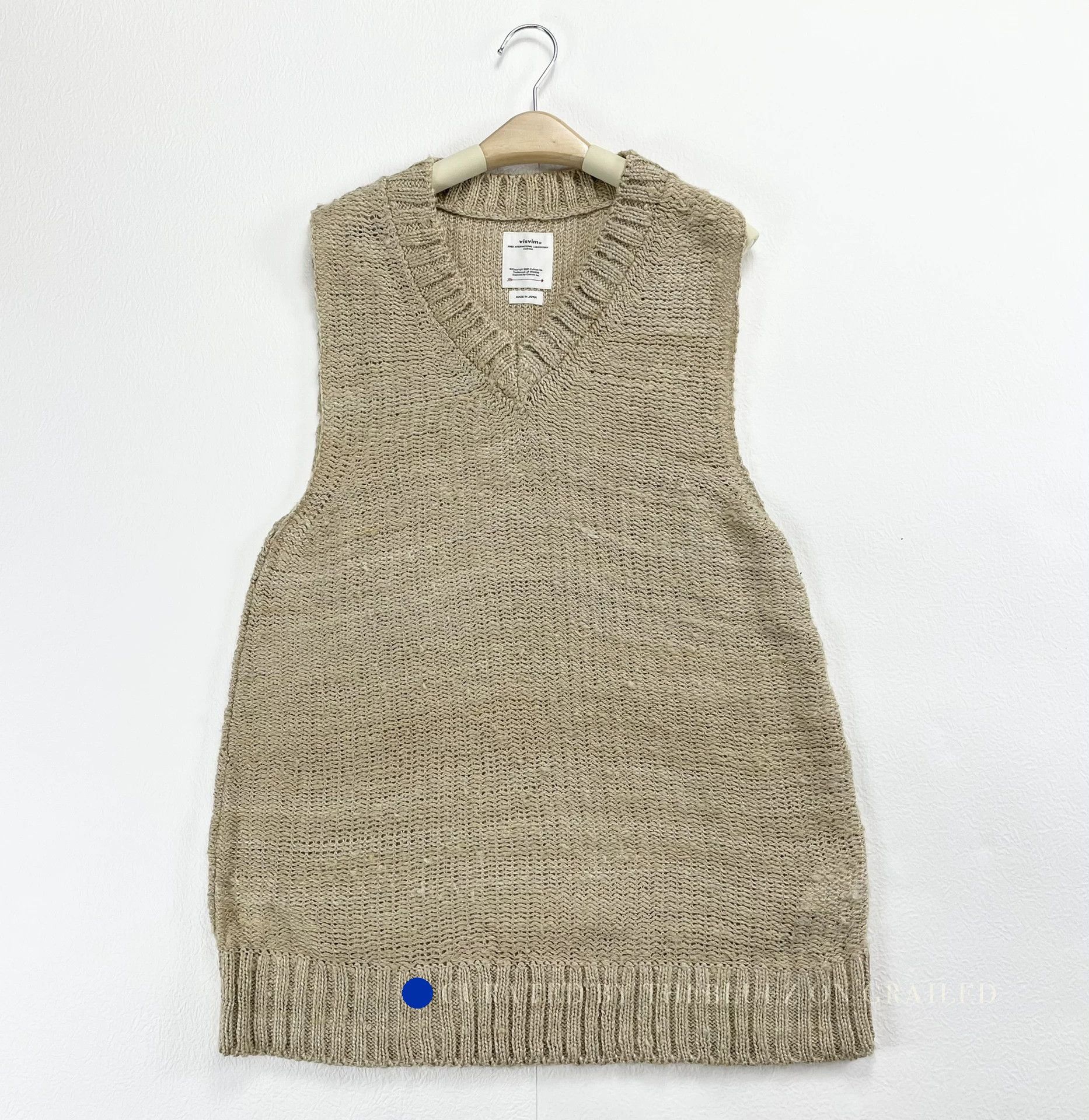 Visvim Lightweight Beige Knit Vest Size US M / EU 48-50 / 2 - 1 Thumbnail