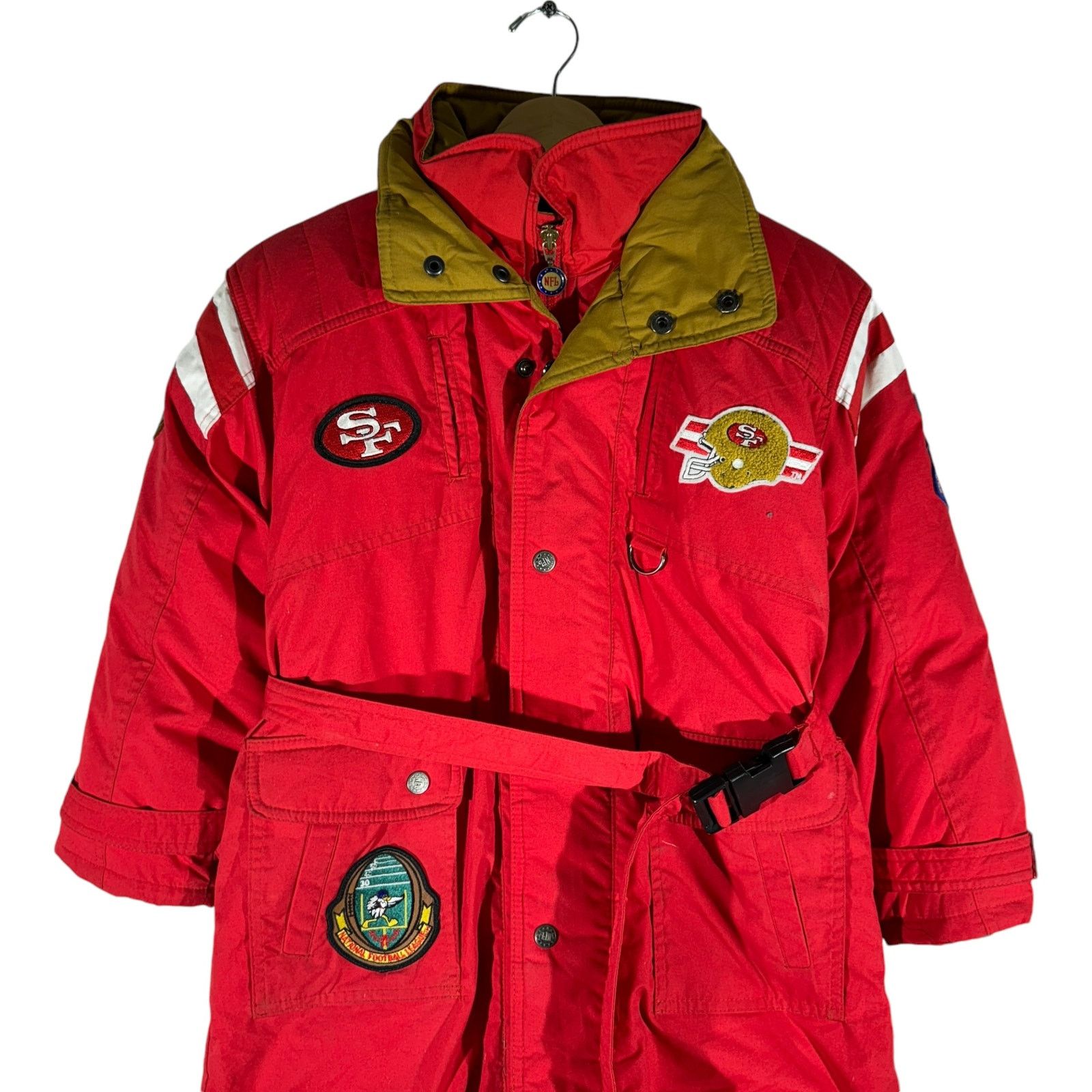 NFL Vintage NFL San Francisco 49ers Belted Youth Puffer Jacket Size US XS / EU 42 / 0 - 2 Thumbnail