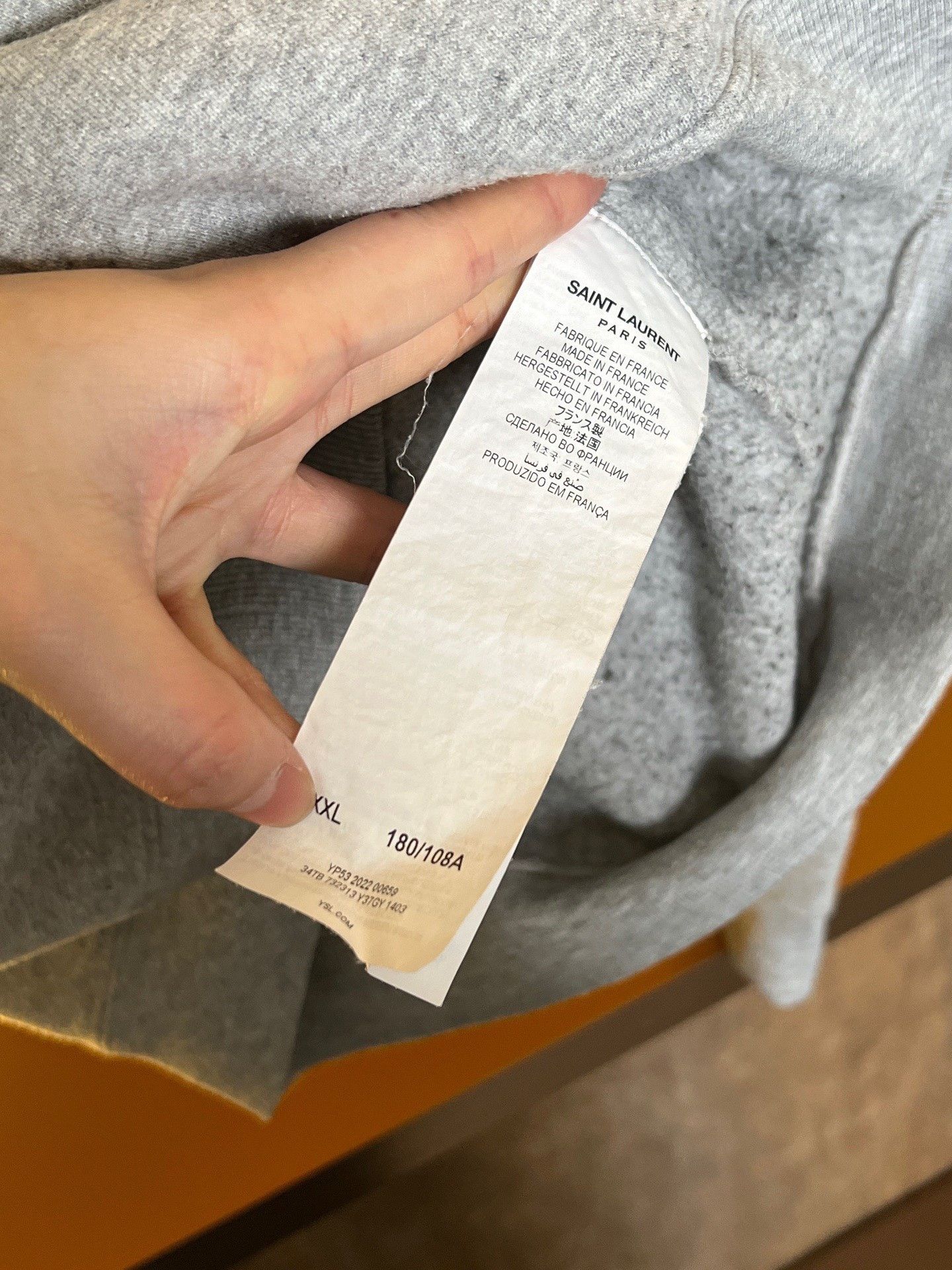 Saint Laurent Paris SLP Slogan Hoodie Size US XXL / EU 58 / 5 - 4 Thumbnail