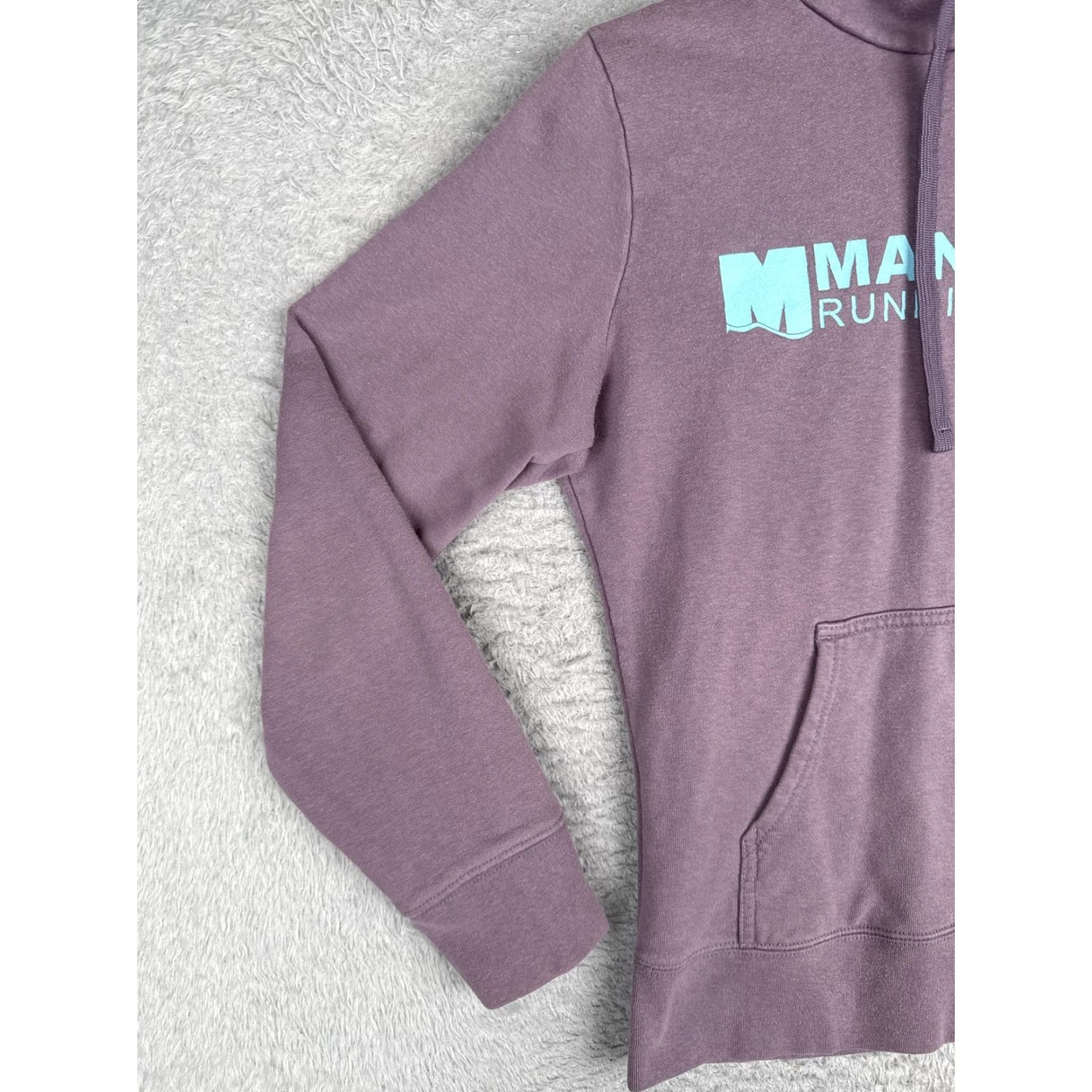 The North Face The North Face Hoodie Womens Medium Purple Manhattan Running Company Sweatshirt Size M / US 6-8 / IT 42-44 - 3 Thumbnail