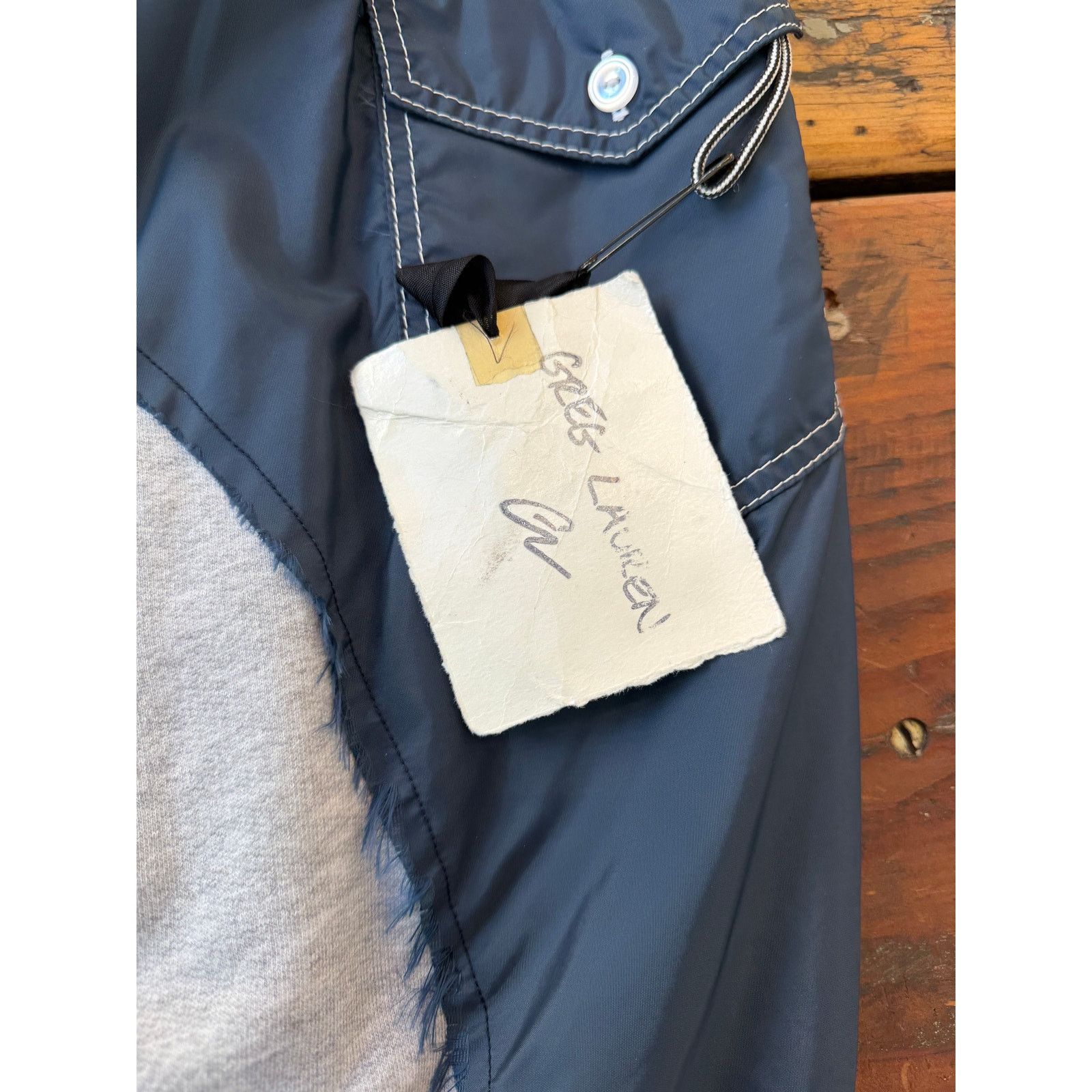 Greg Lauren Greg Lauren SAMPLE 50/50 Navy Birdwell/Terry Pant Size US 34 / EU 50 - 5 Thumbnail